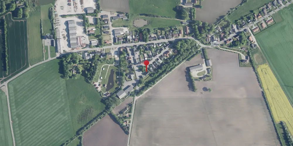 Historisk kort over Herborg Station