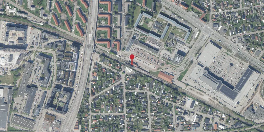 Historisk kort over Herlev Station