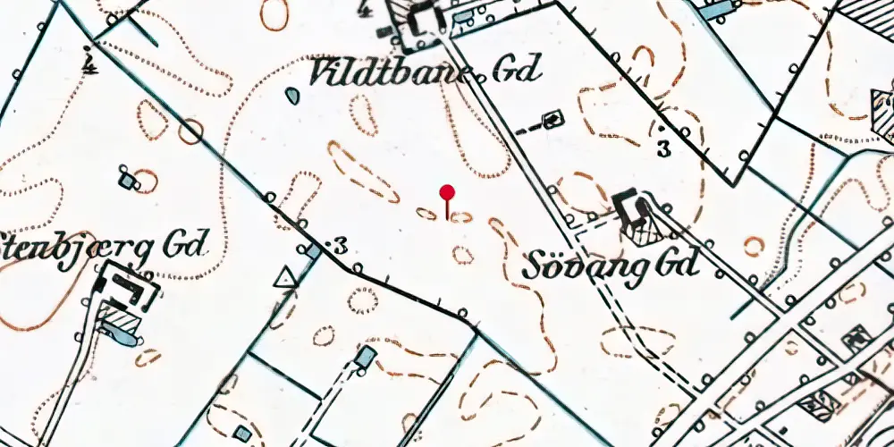 Historisk kort over Ishøj S-togsstation Historisk kort over Ishøj S-togsstation