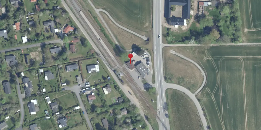 Historisk kort over Kregme Station Historisk kort over Kregme Station