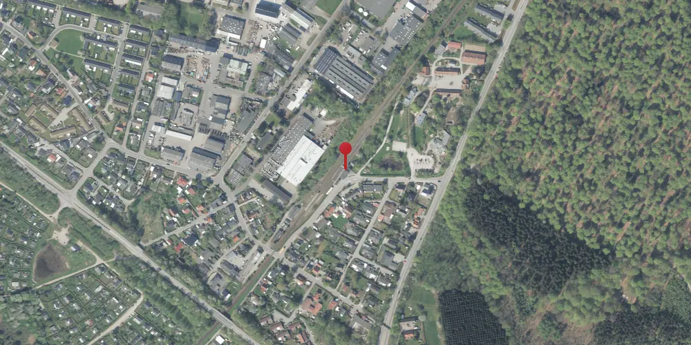 Historisk kort over Kvistgård Station Historisk kort over Kvistgård Station