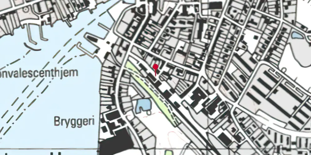 Historisk kort over Skælskør Station