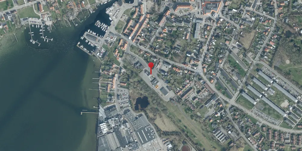 Historisk kort over Skælskør Station