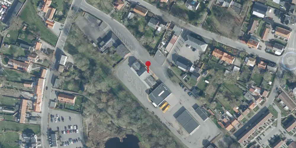 Historisk kort over Skælskør Station