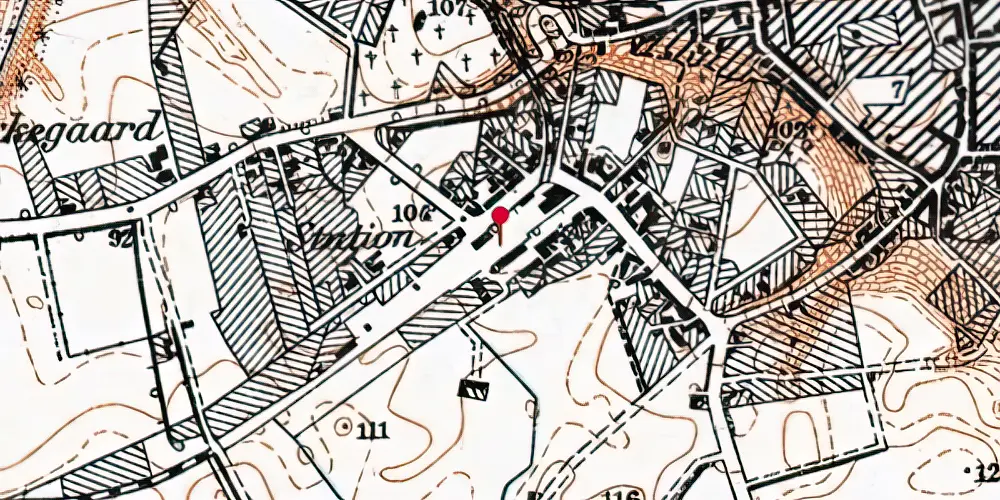 Historisk kort over Lemvig Station Historisk kort over Lemvig Station