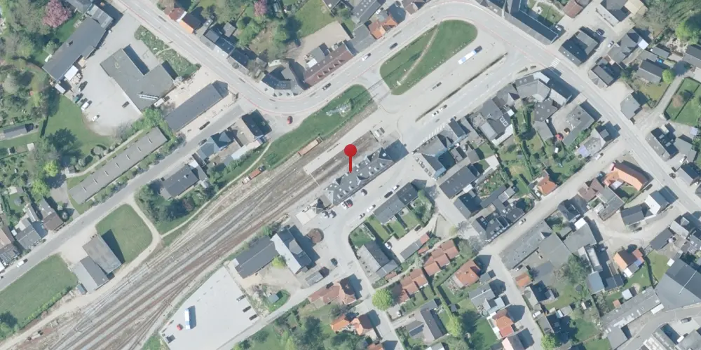 Historisk kort over Lemvig Station Historisk kort over Lemvig Station