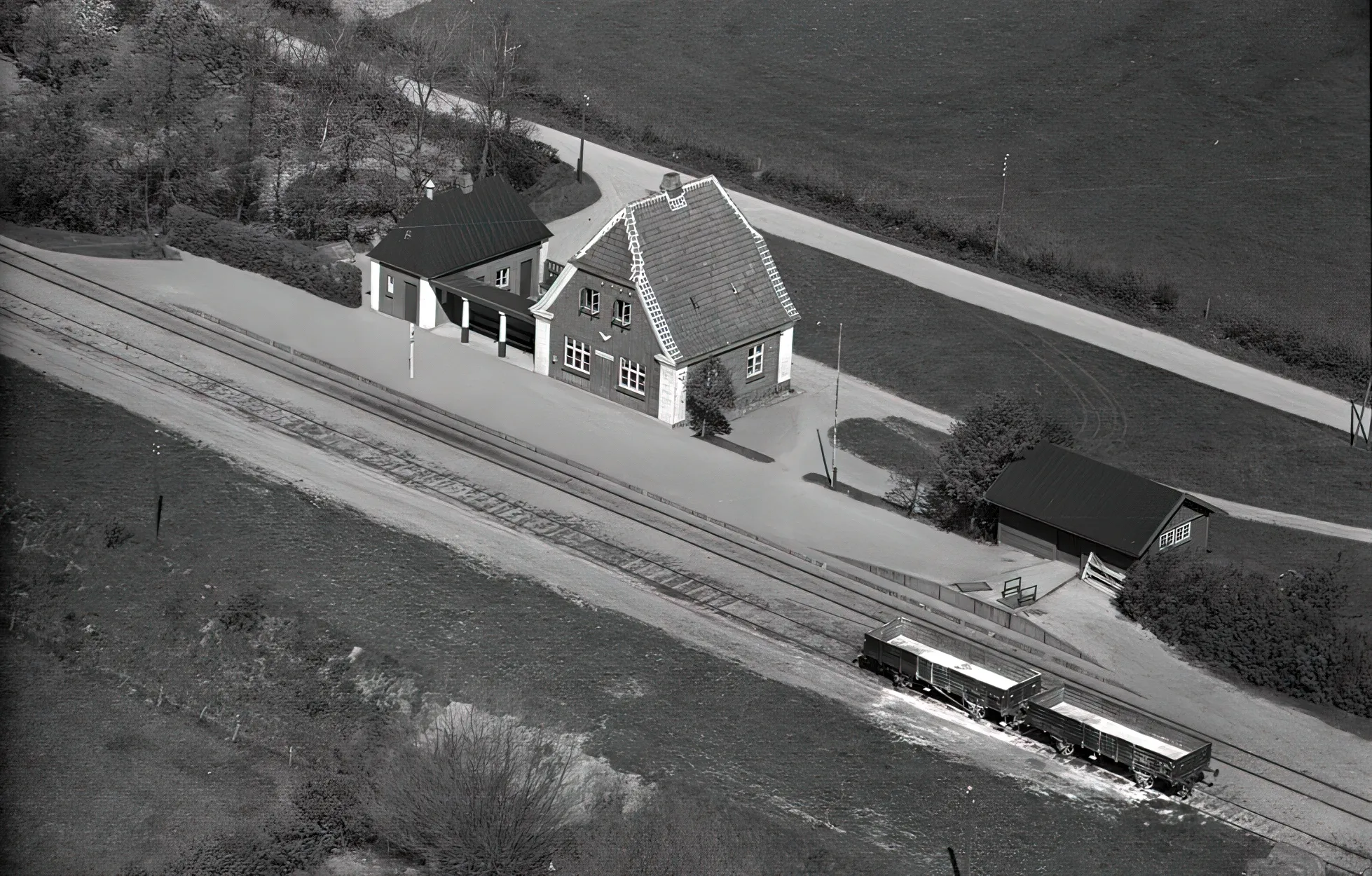 Billede af Krogsbjerg Station. Billede af Krogsbjerg Station.