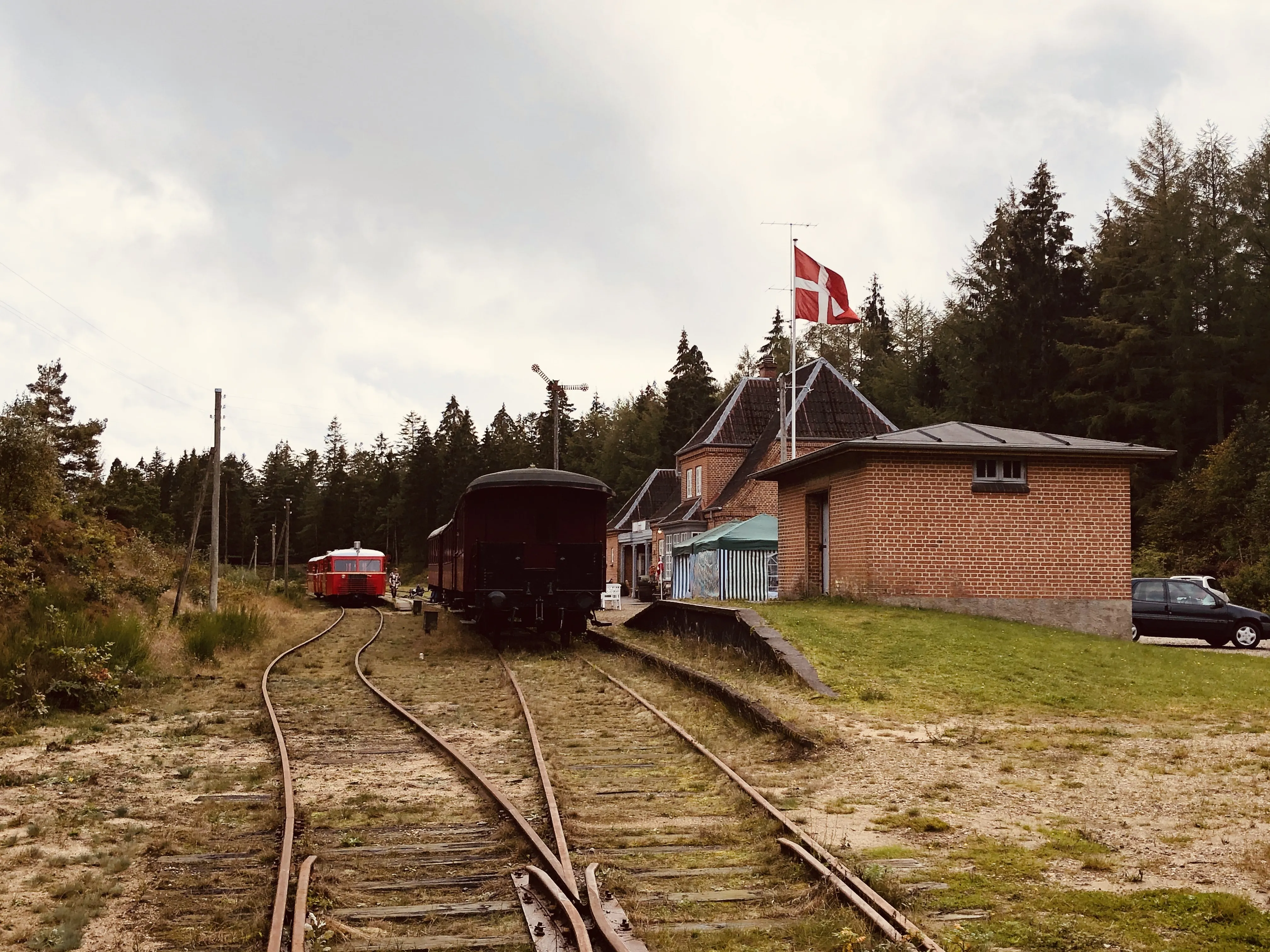 Billede af Vrads Station. Billede af Vrads Station.