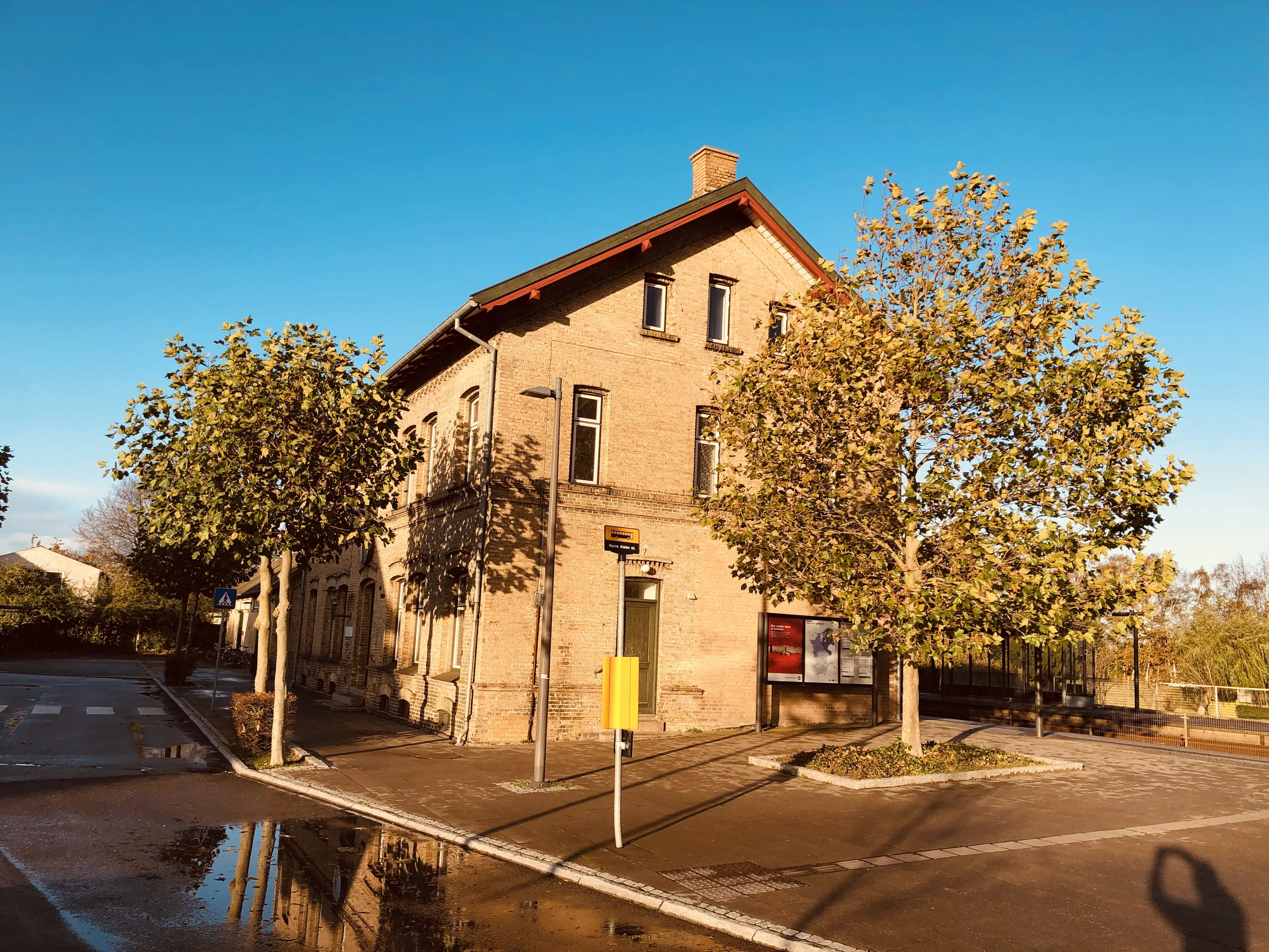 Billede af Nørre Alslev Station. Billede af Nørre Alslev Station.