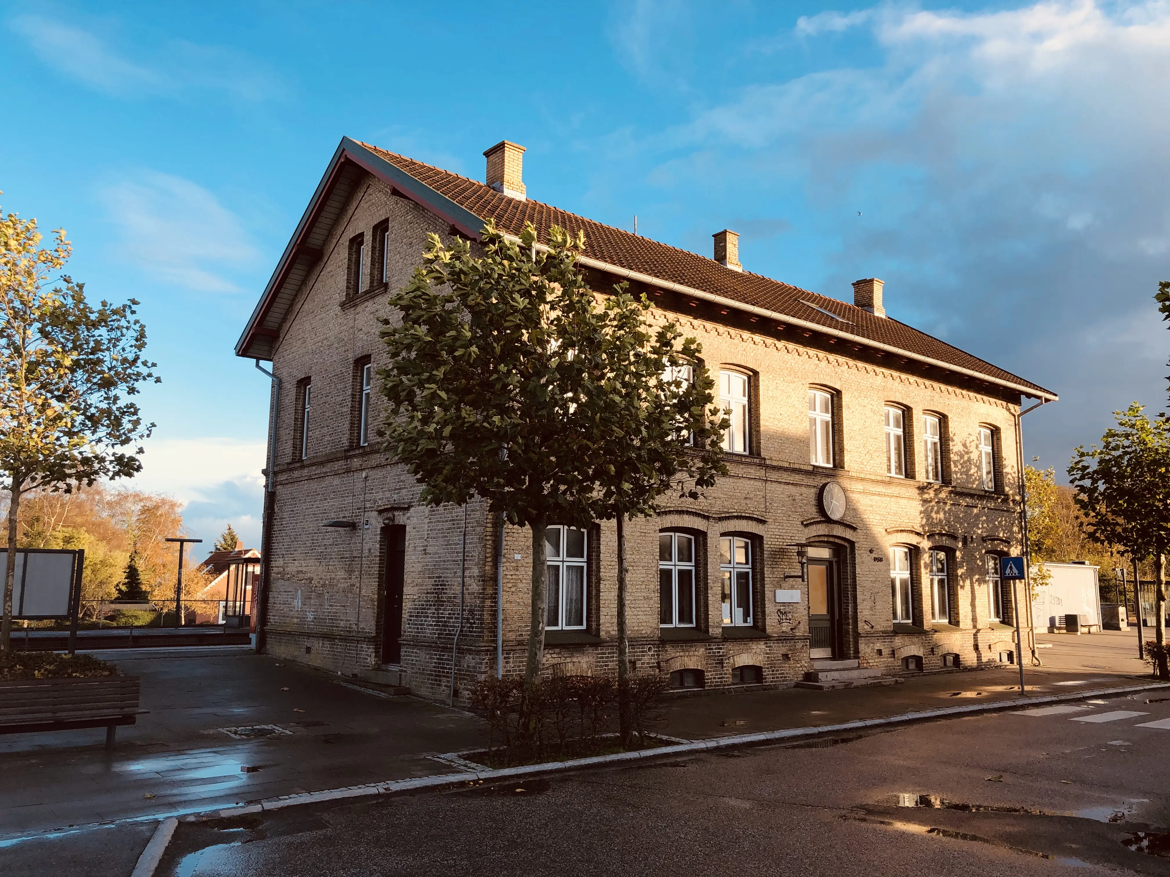 Billede af Nørre Alslev Station. Billede af Nørre Alslev Station.
