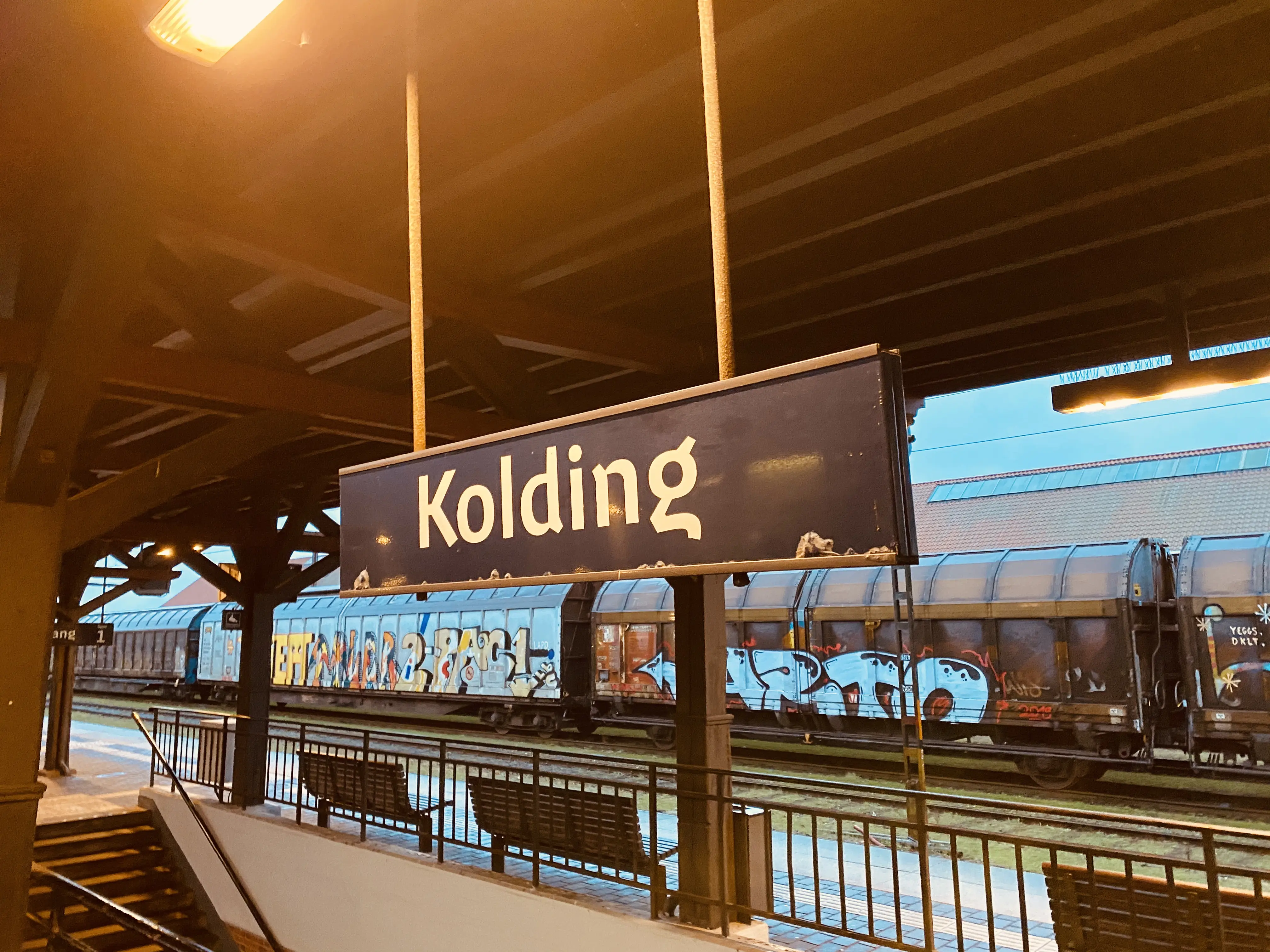 Billede af Kolding Banegård.