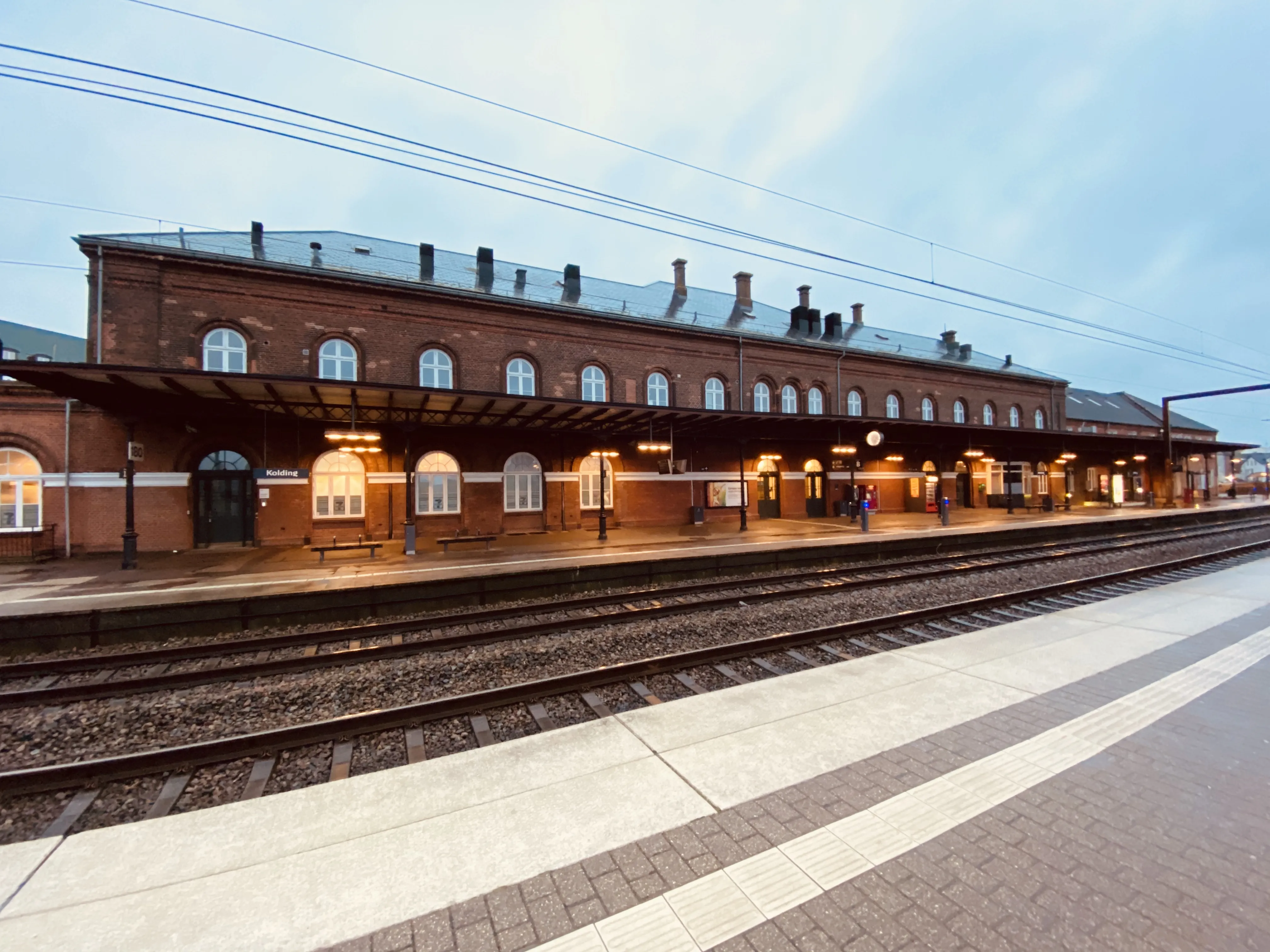Billede af Kolding Banegård.