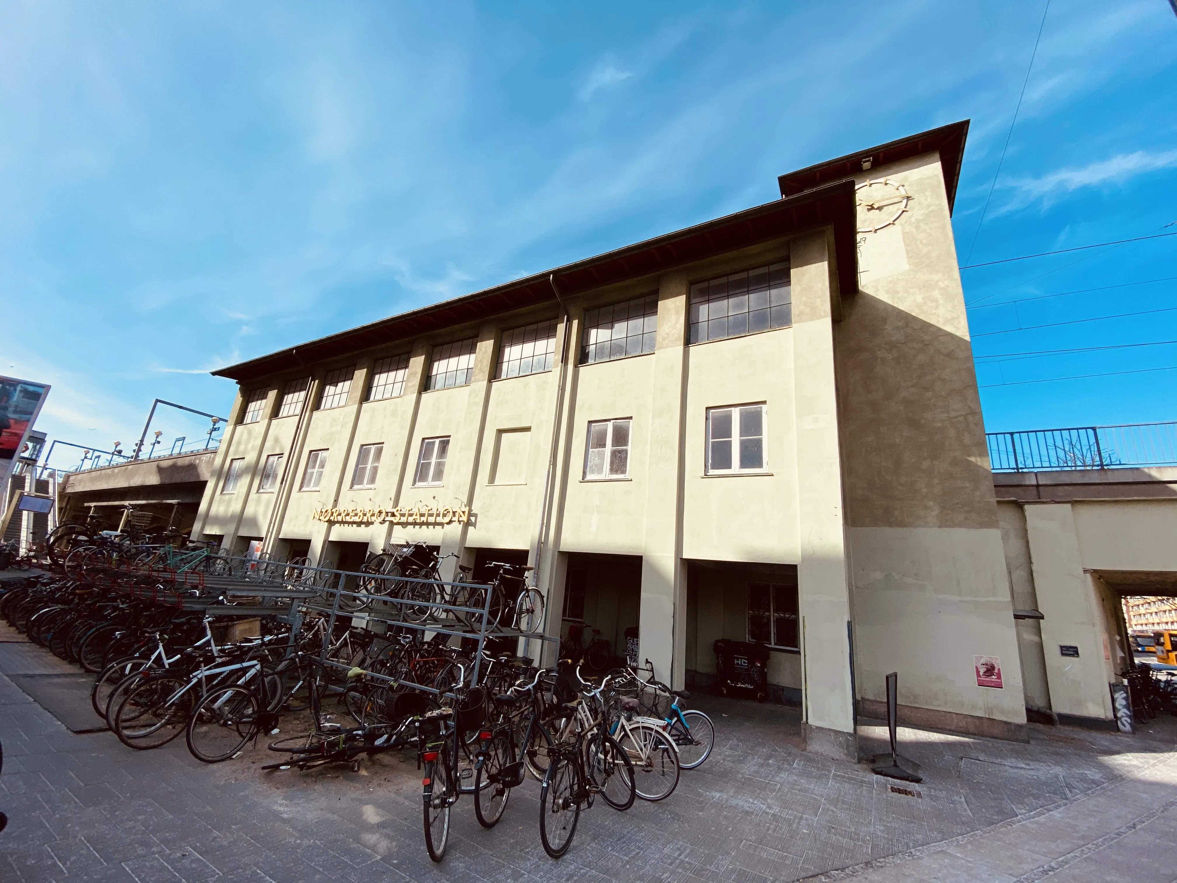 Billede af Nørrebro S-togsstation.