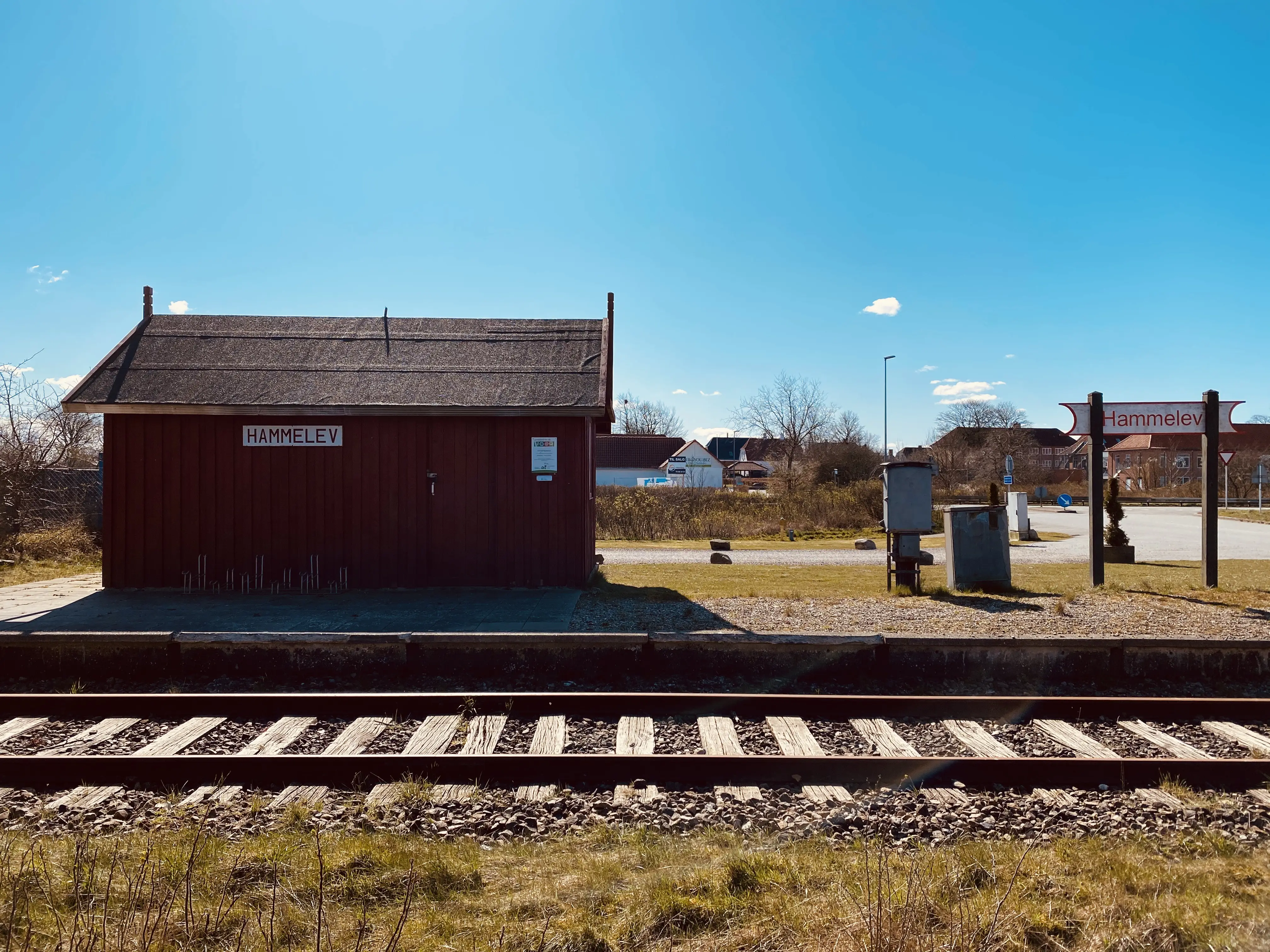 Billede af Hammelev (Sønderjylland) Trinbræt. Billede af Hammelev (Sønderjylland) Trinbræt.