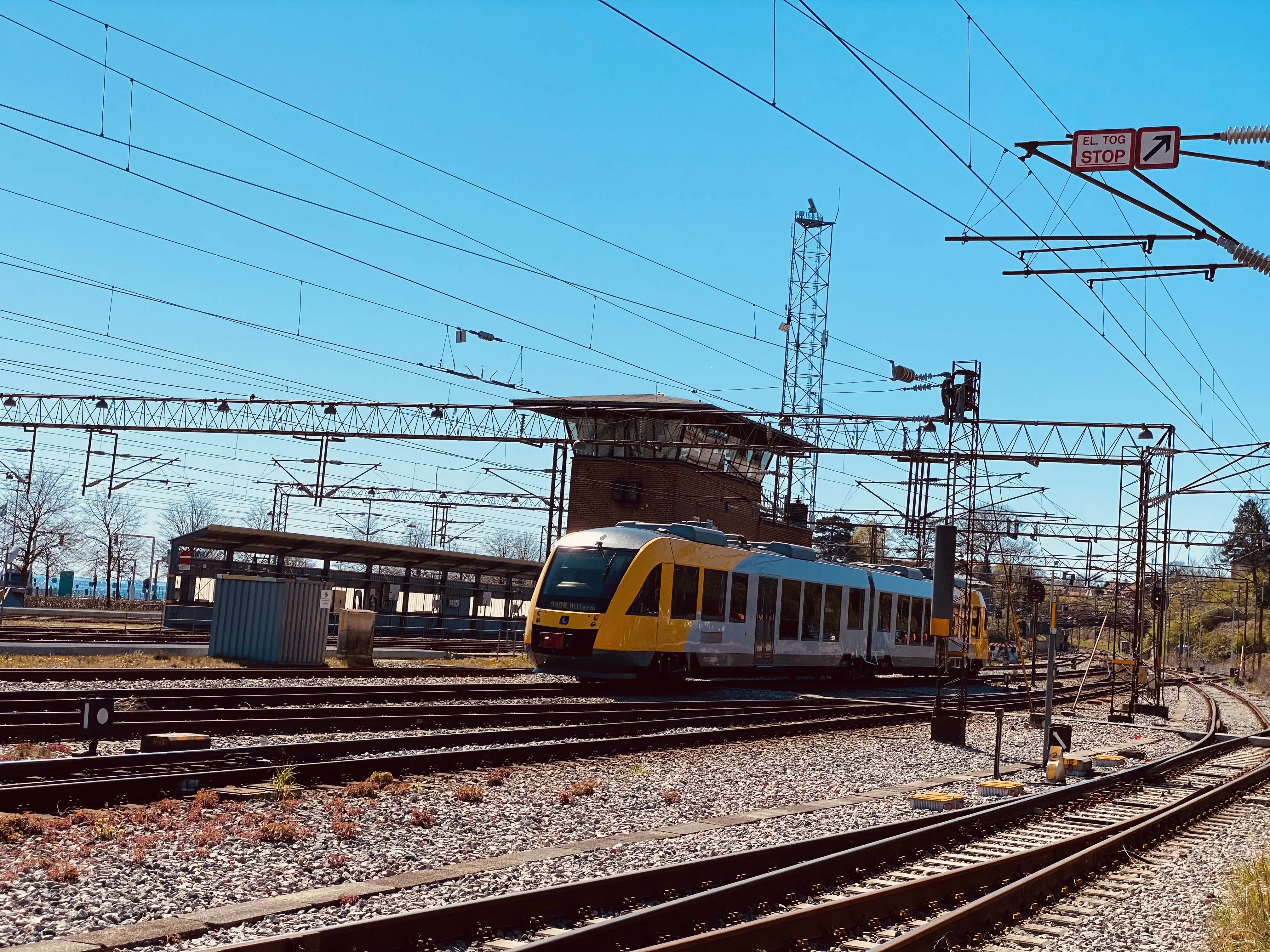 Billede af Helsingør Banegård s kommandopost. Billede af Helsingør Banegård s kommandopost.