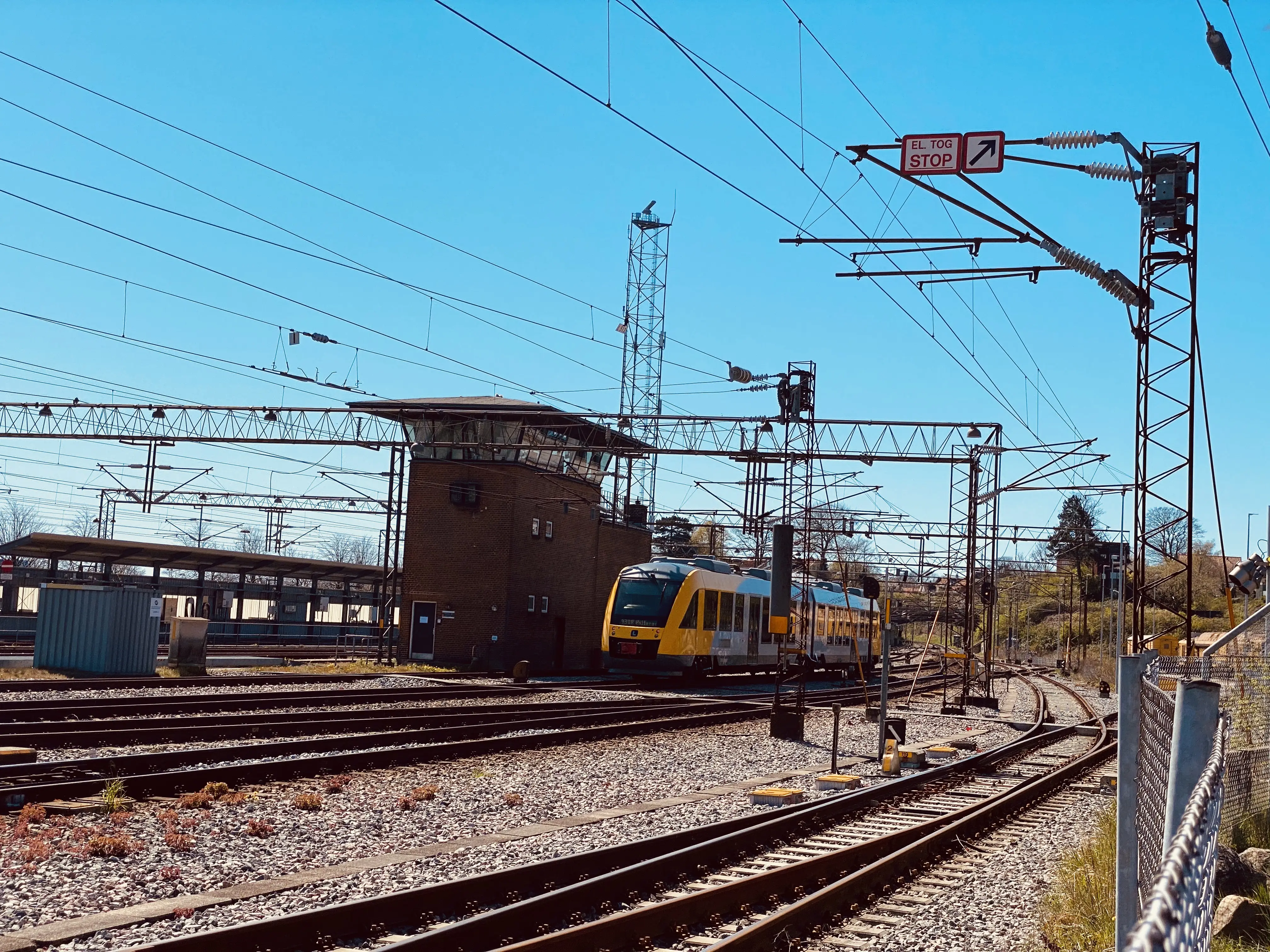 Billede af Helsingør Banegård s kommandopost. Billede af Helsingør Banegård s kommandopost.