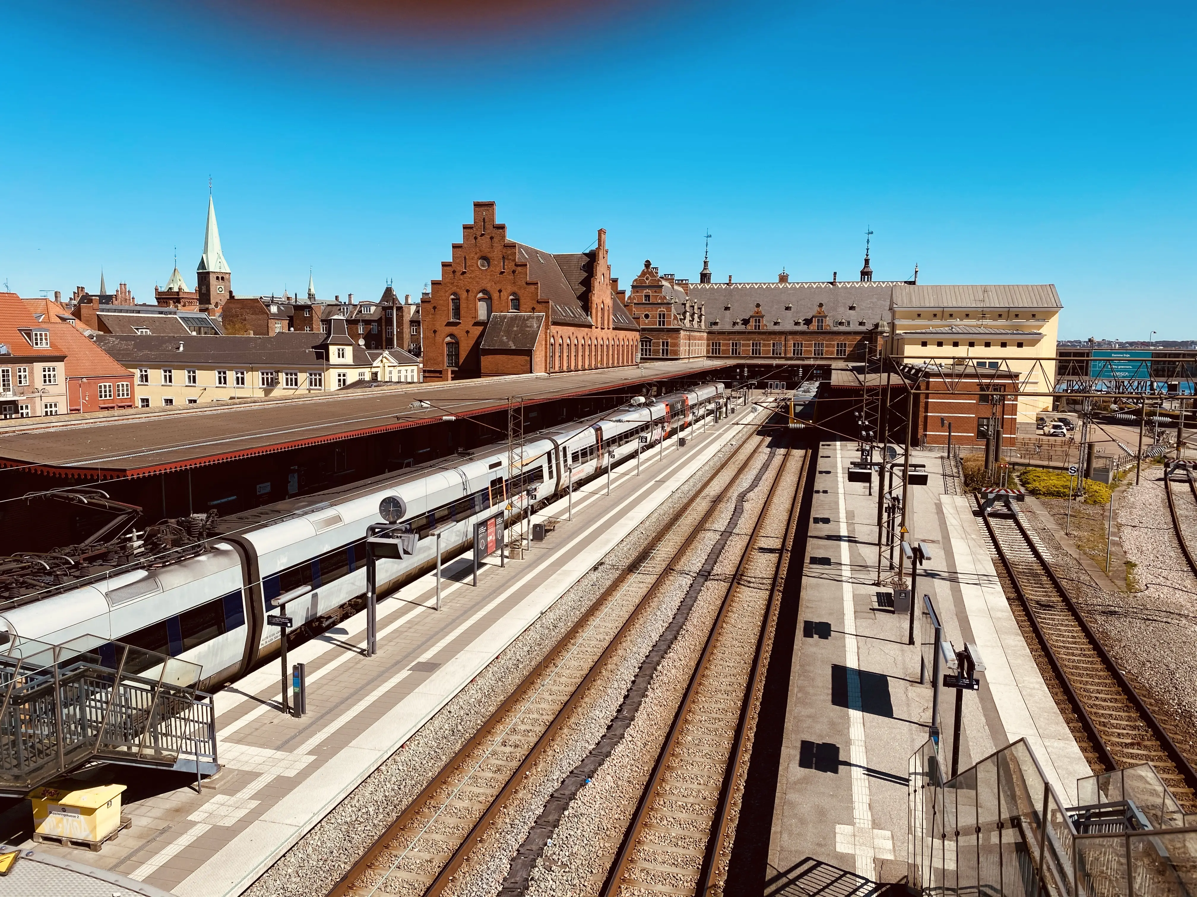 Billede af Helsingør Banegård. Billede af Helsingør Banegård.