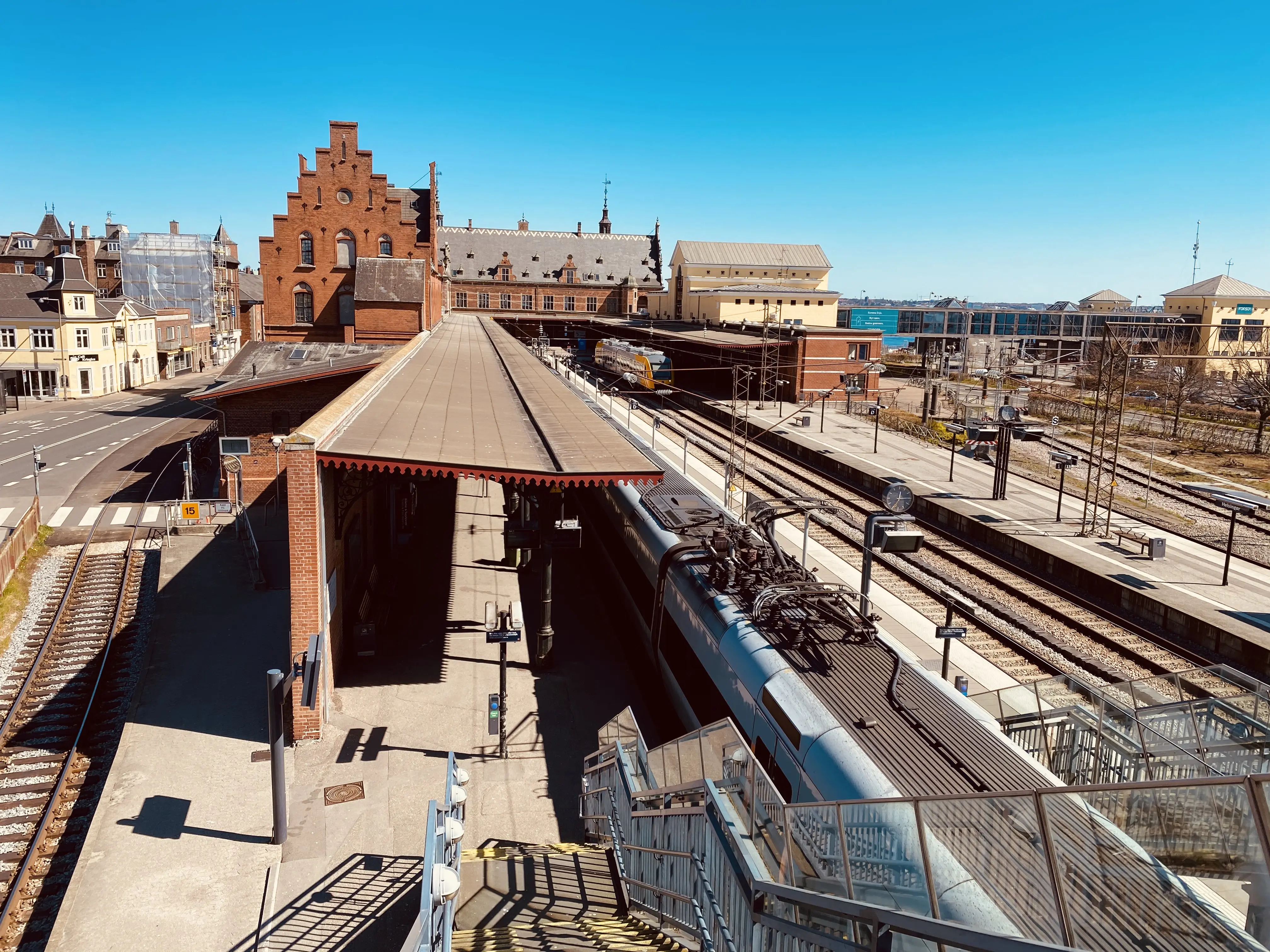 Billede af Helsingør Banegård. Billede af Helsingør Banegård.