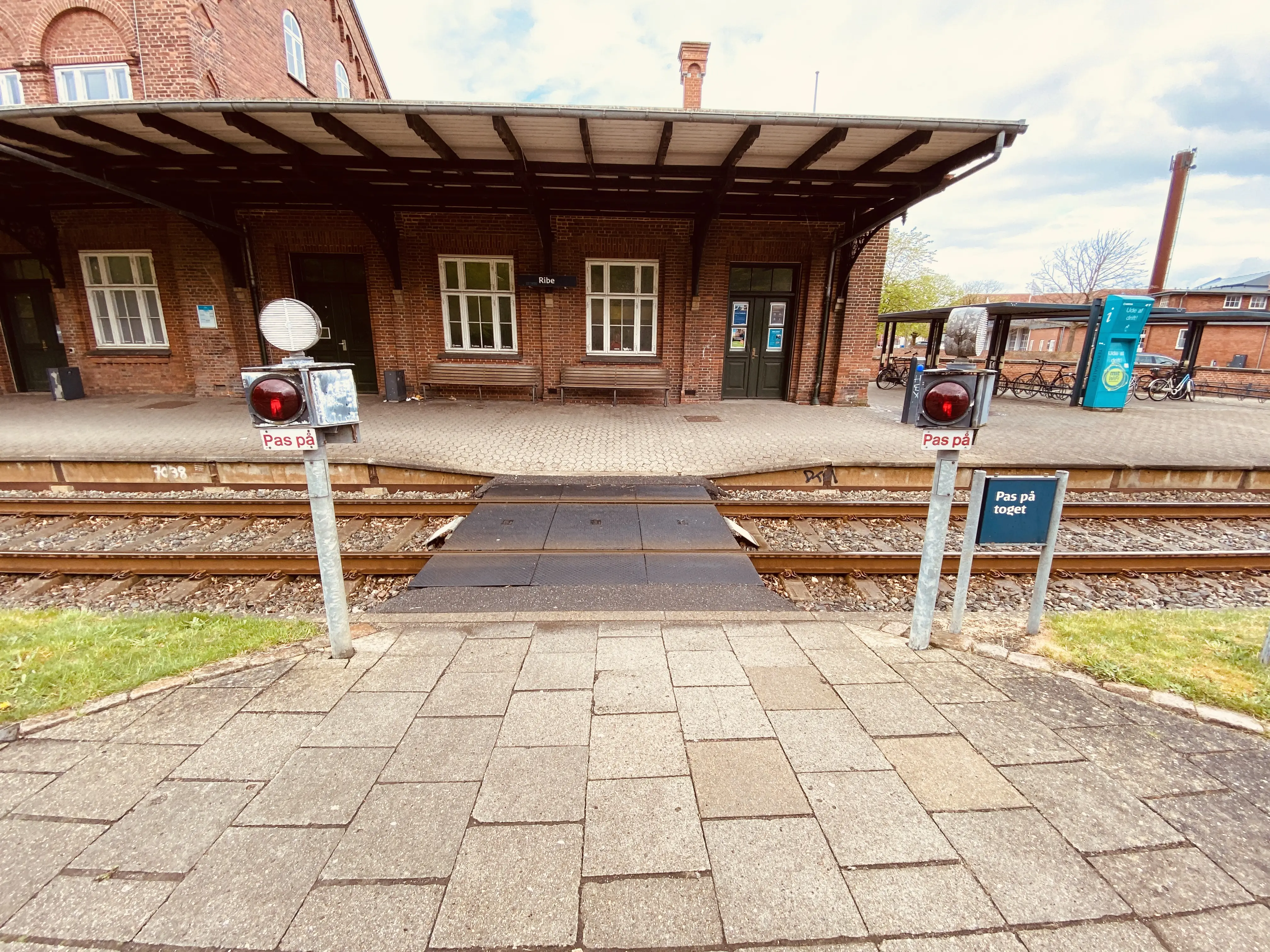 Billede af Ribe Station.