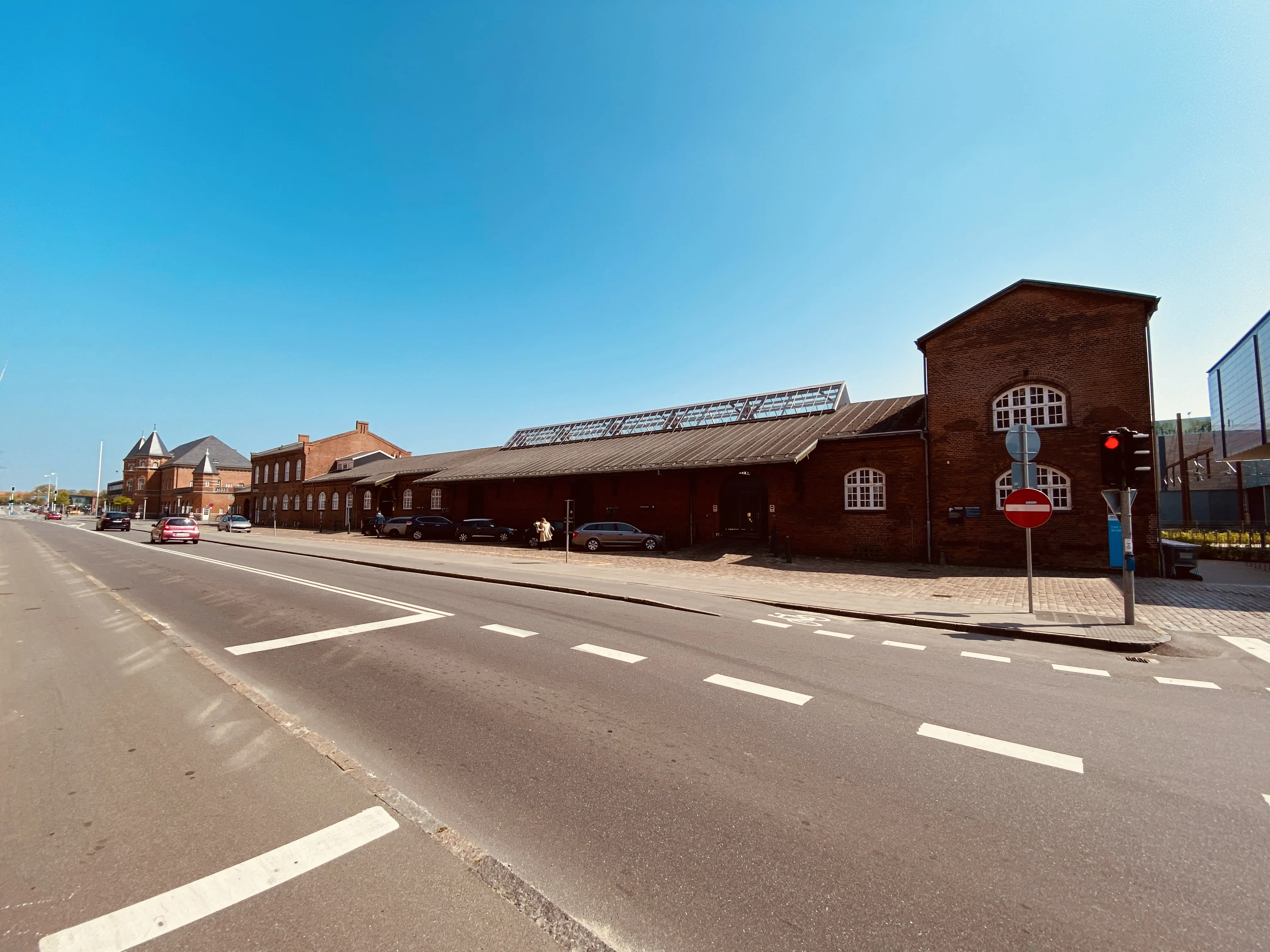 Billede af Esbjerg Stations pakhus.