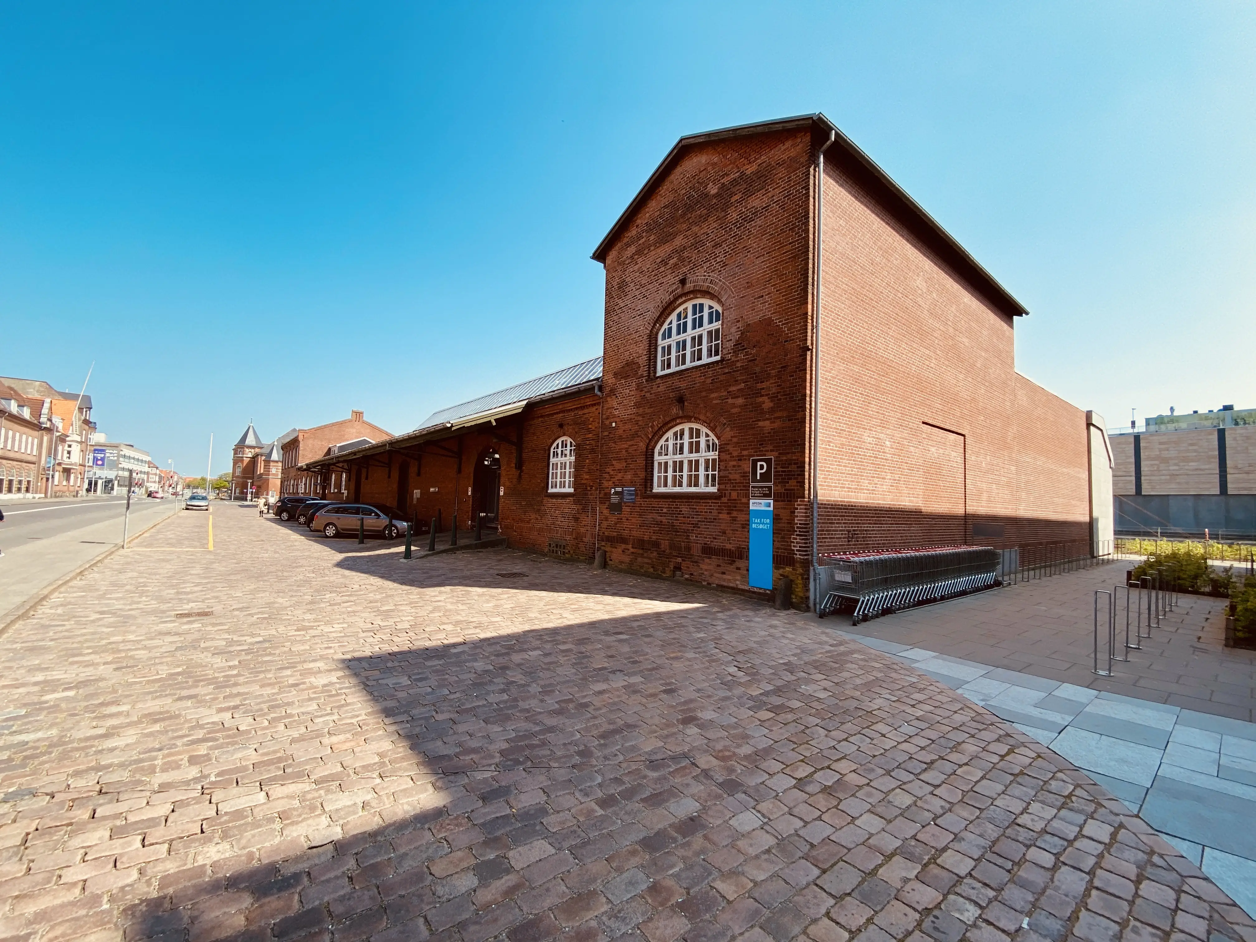 Billede af Esbjerg Stations pakhus.