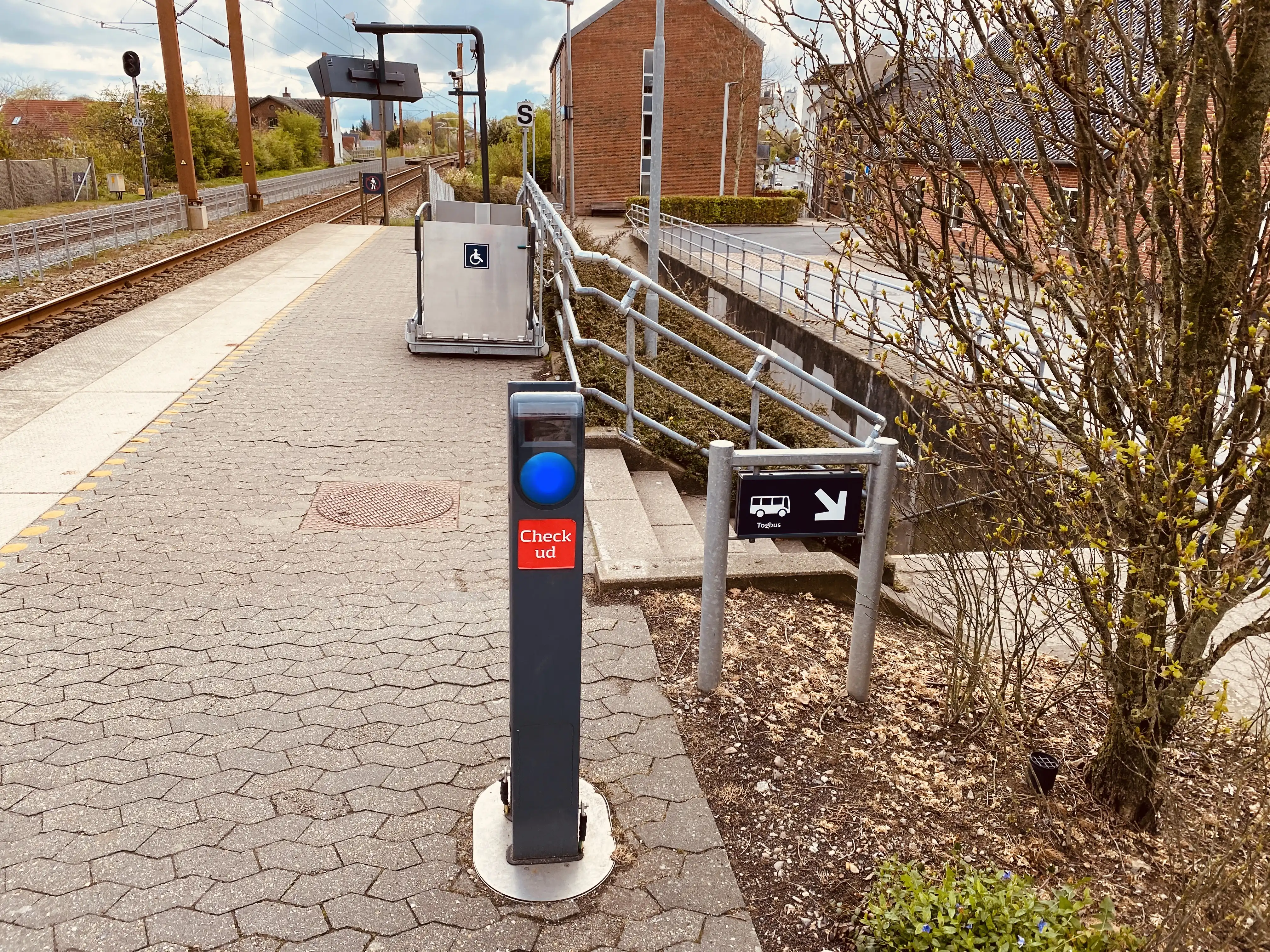 Billede af Brørup Station. Billede af Brørup Station.