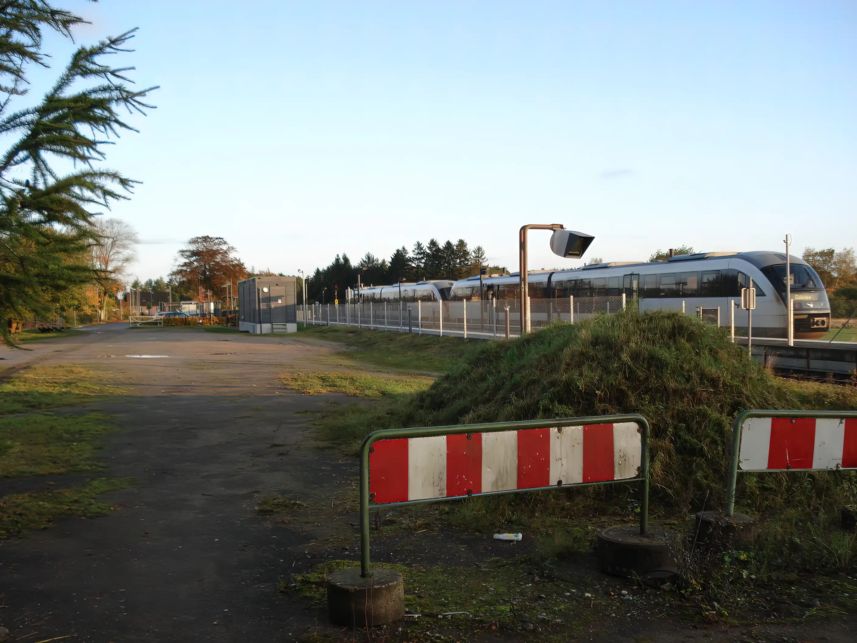 Billede af Stenstrup Station er nedrevet, men den har ligget her. Billede af Stenstrup Station er nedrevet, men den har ligget her.