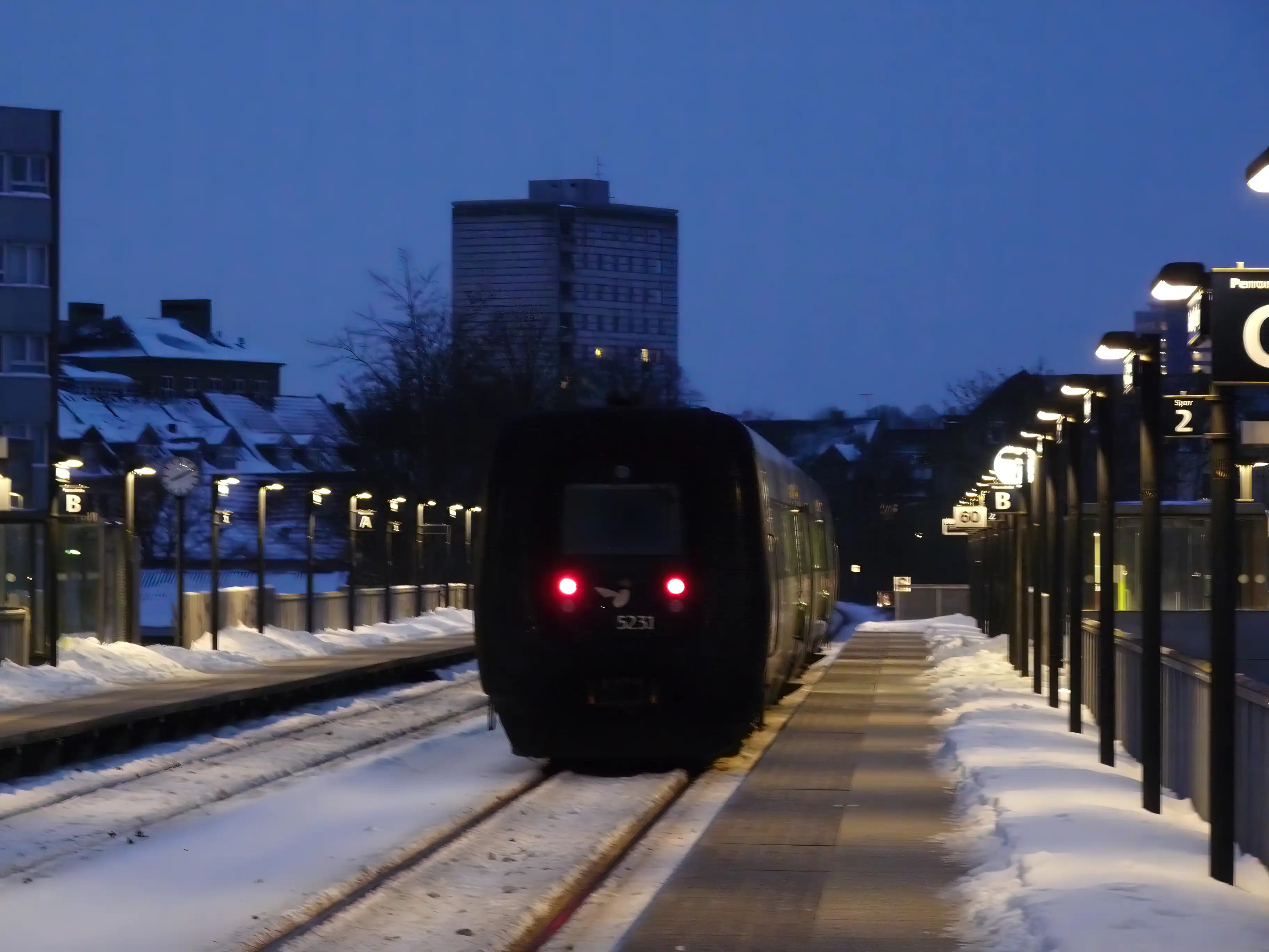 Billede af Aalborg Vestby Trinbræt. Billede af Aalborg Vestby Trinbræt.