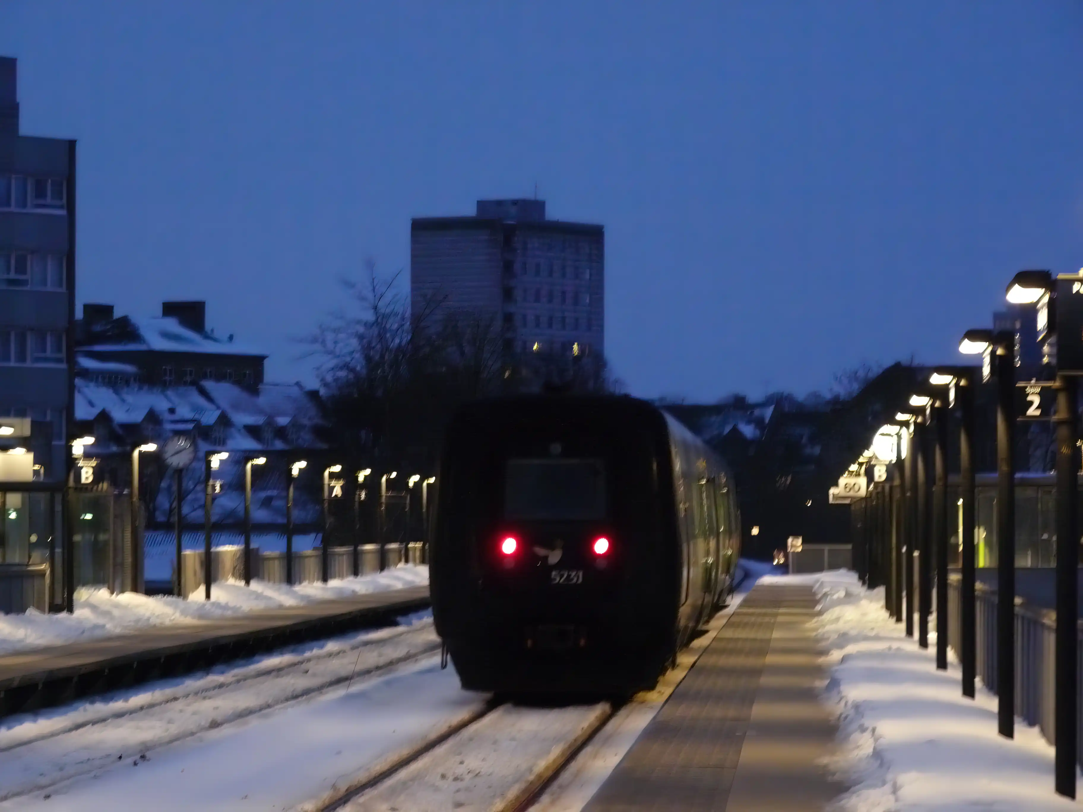 Billede af Aalborg Vestby Trinbræt. Billede af Aalborg Vestby Trinbræt.
