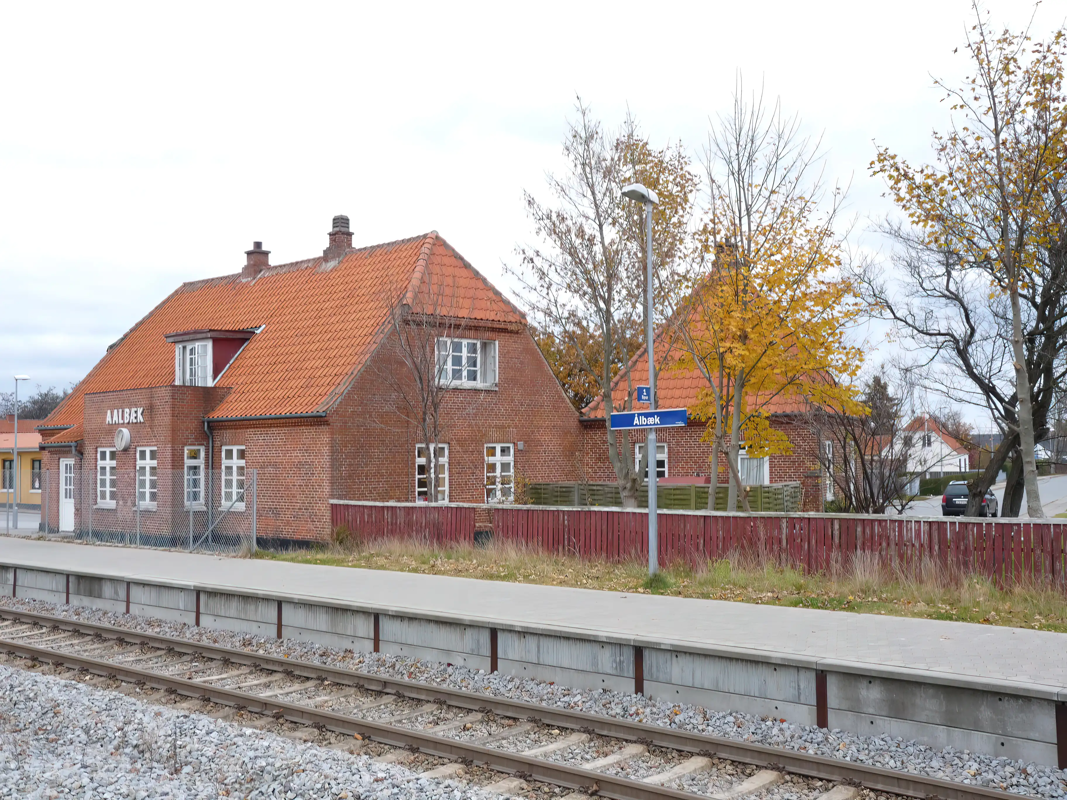 Billede af Ålbæk Trinbræt. Billede af Ålbæk Trinbræt.