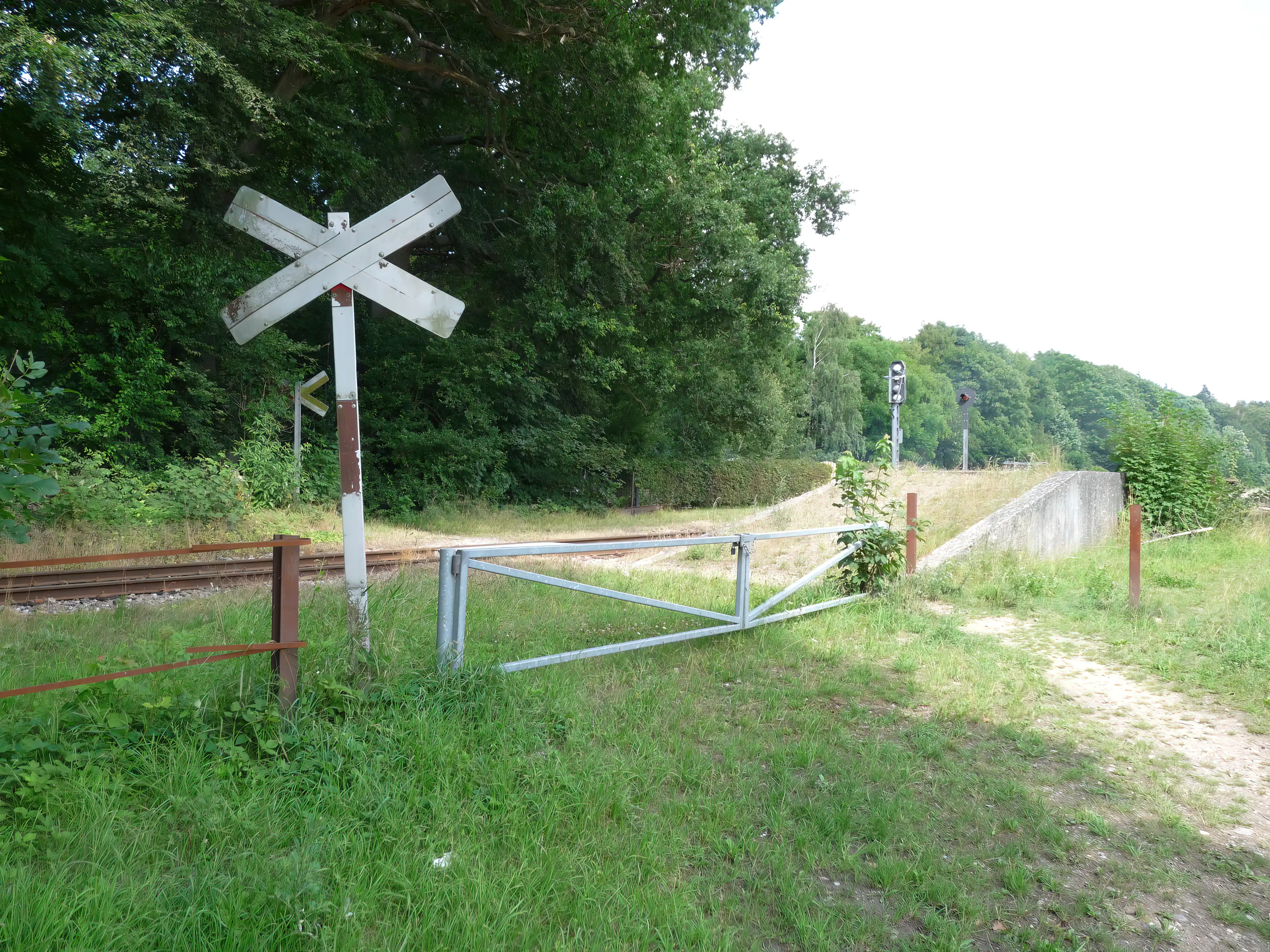 Billede af Dianalund Stations læsserampe.