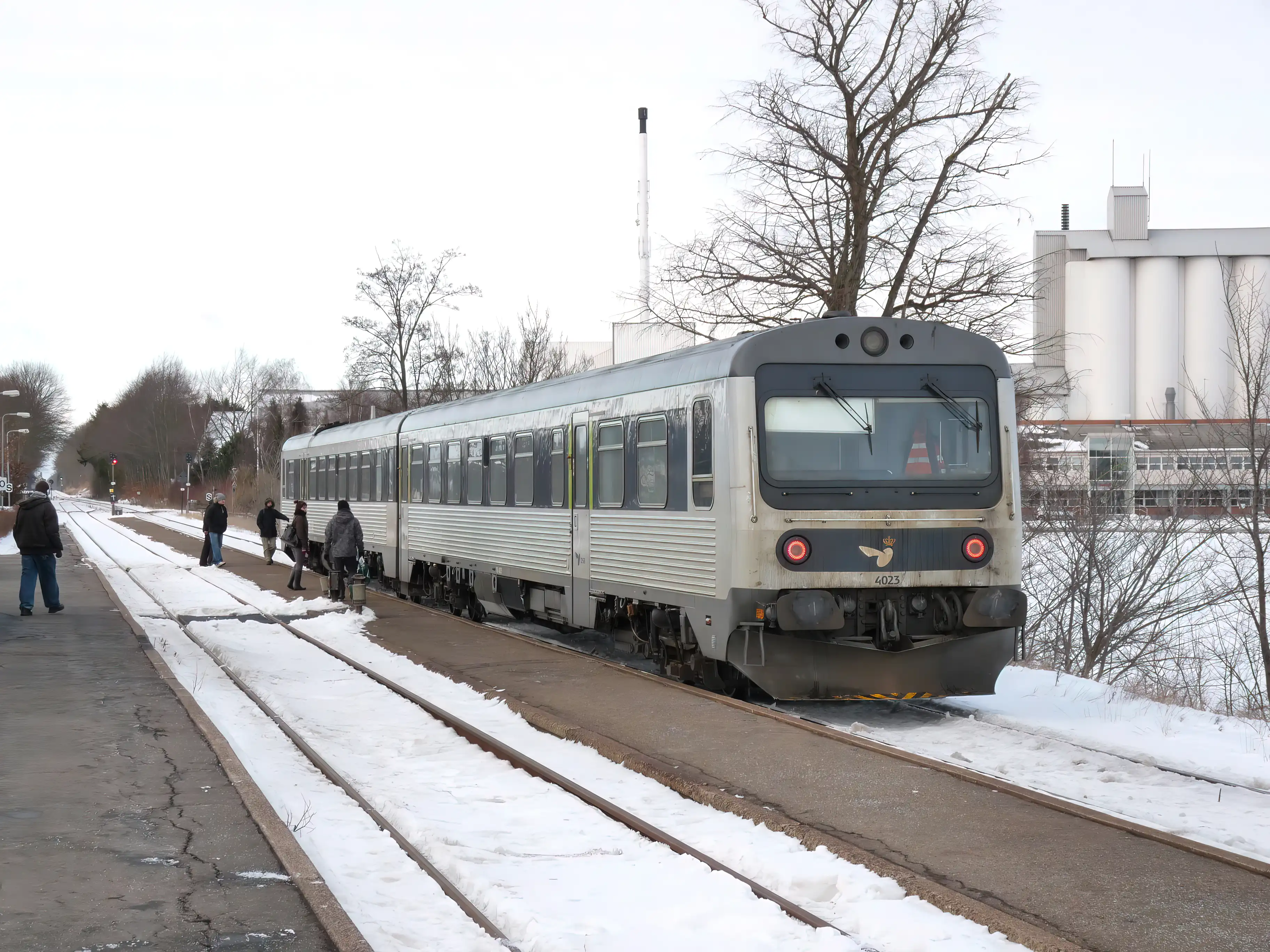Billede af Gadstrup Stations ind og udkørsel. Billede af Gadstrup Stations ind og udkørsel.