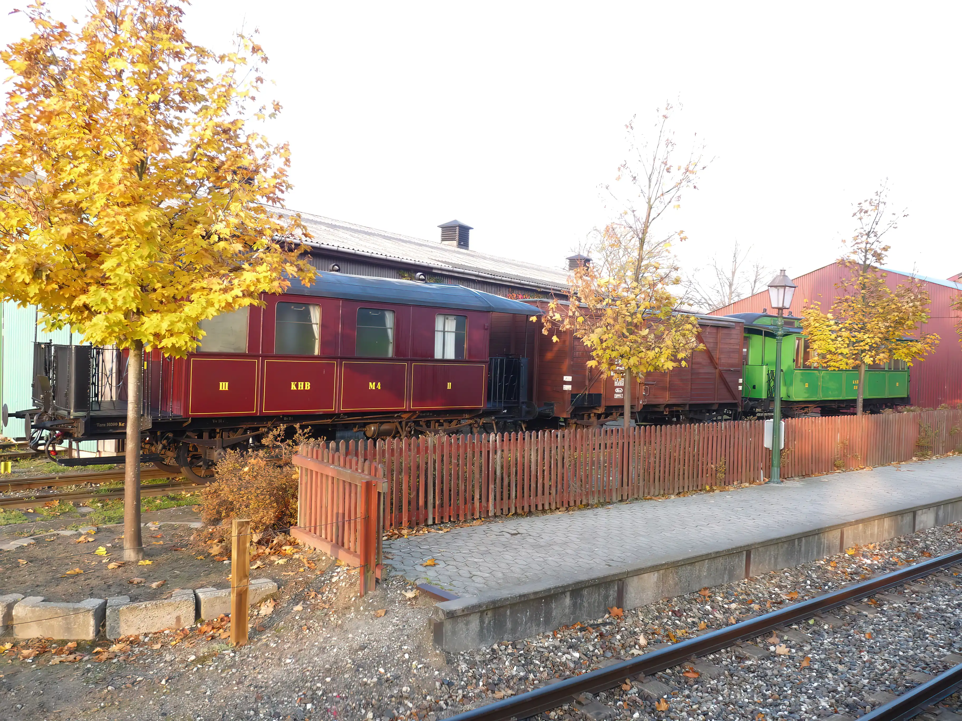 Billede af Græsted Stations sporareal.