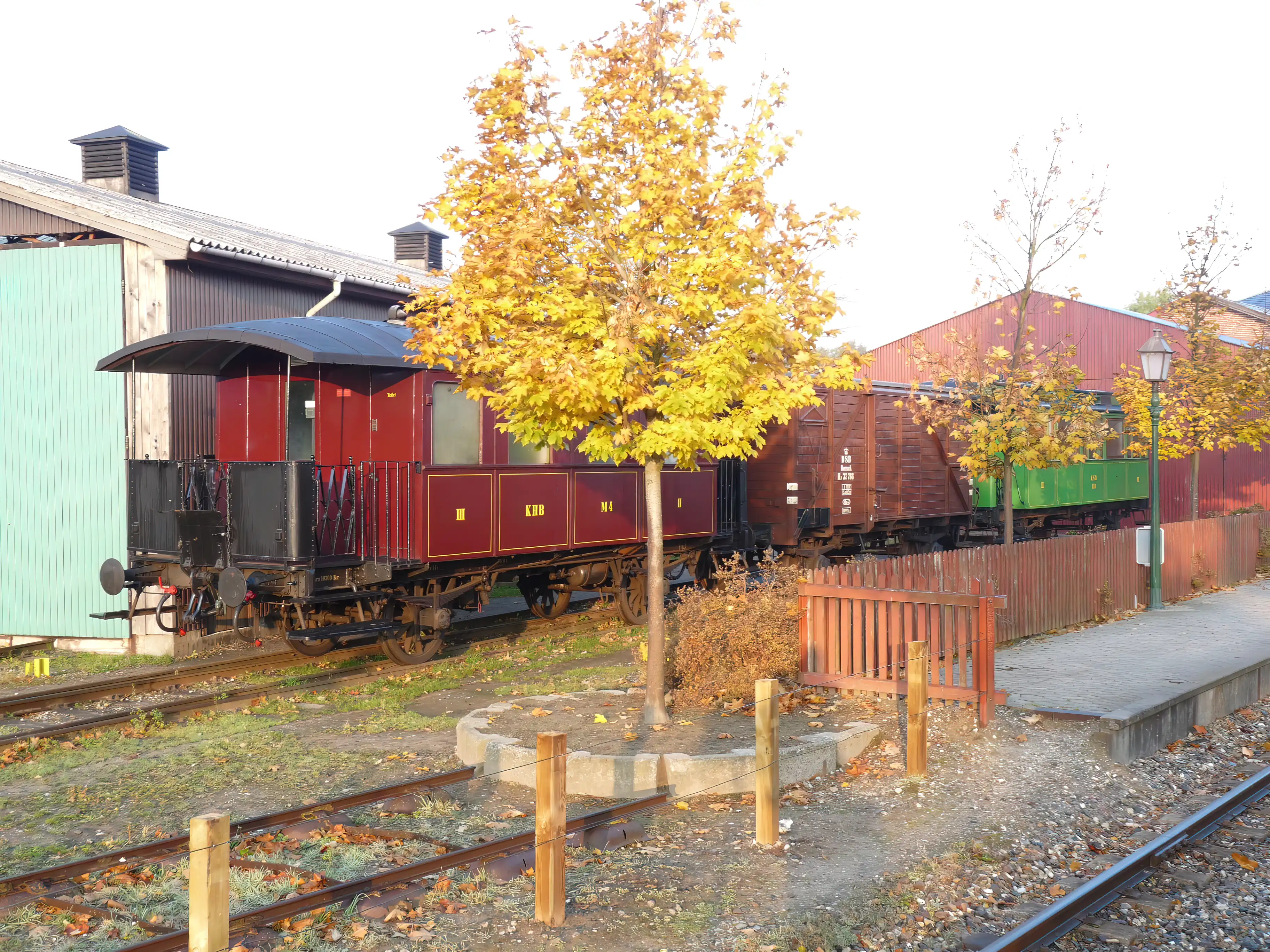 Billede af Græsted Stations sporareal.
