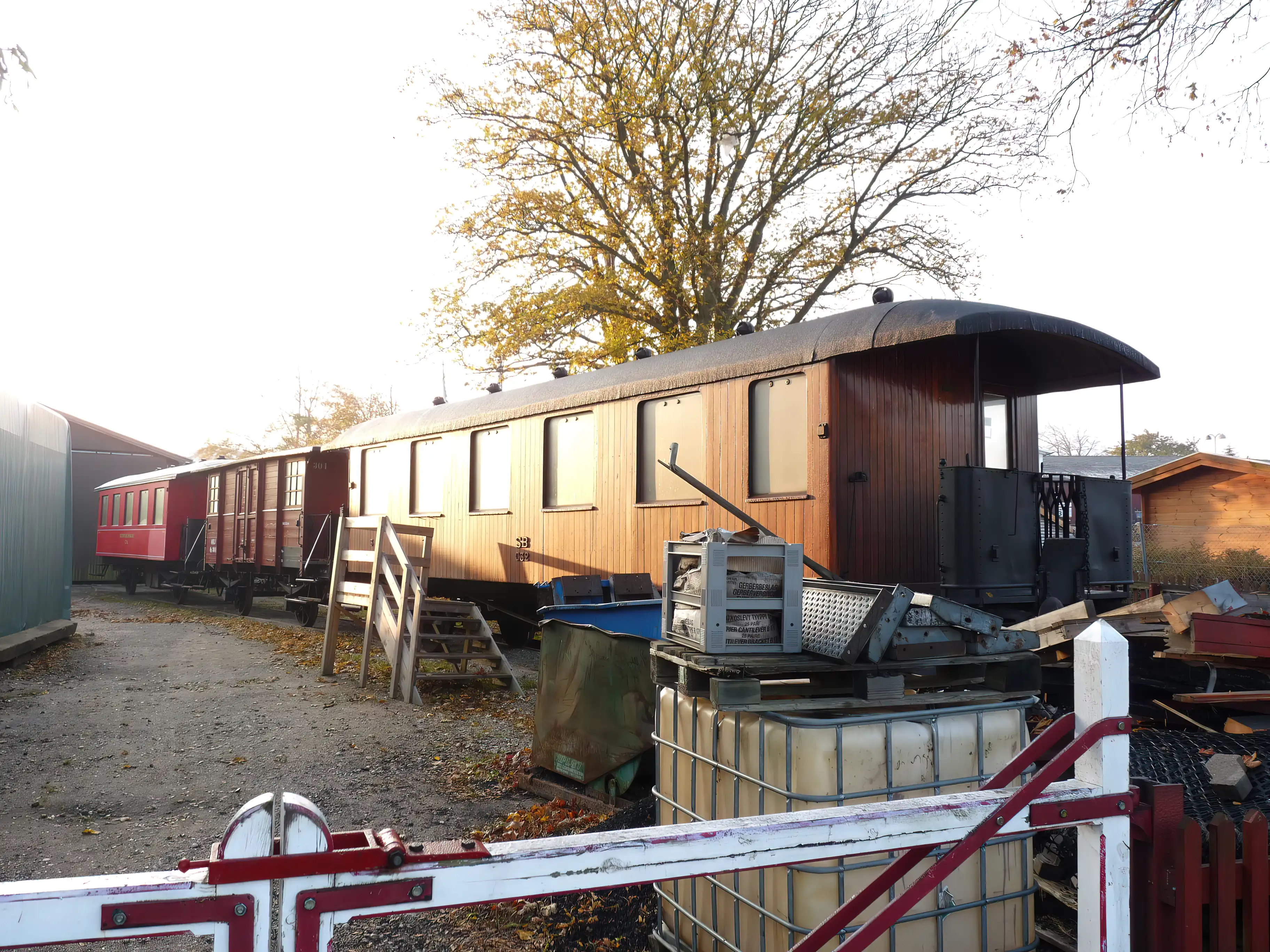 Billede af Græsted Stations sporareal.