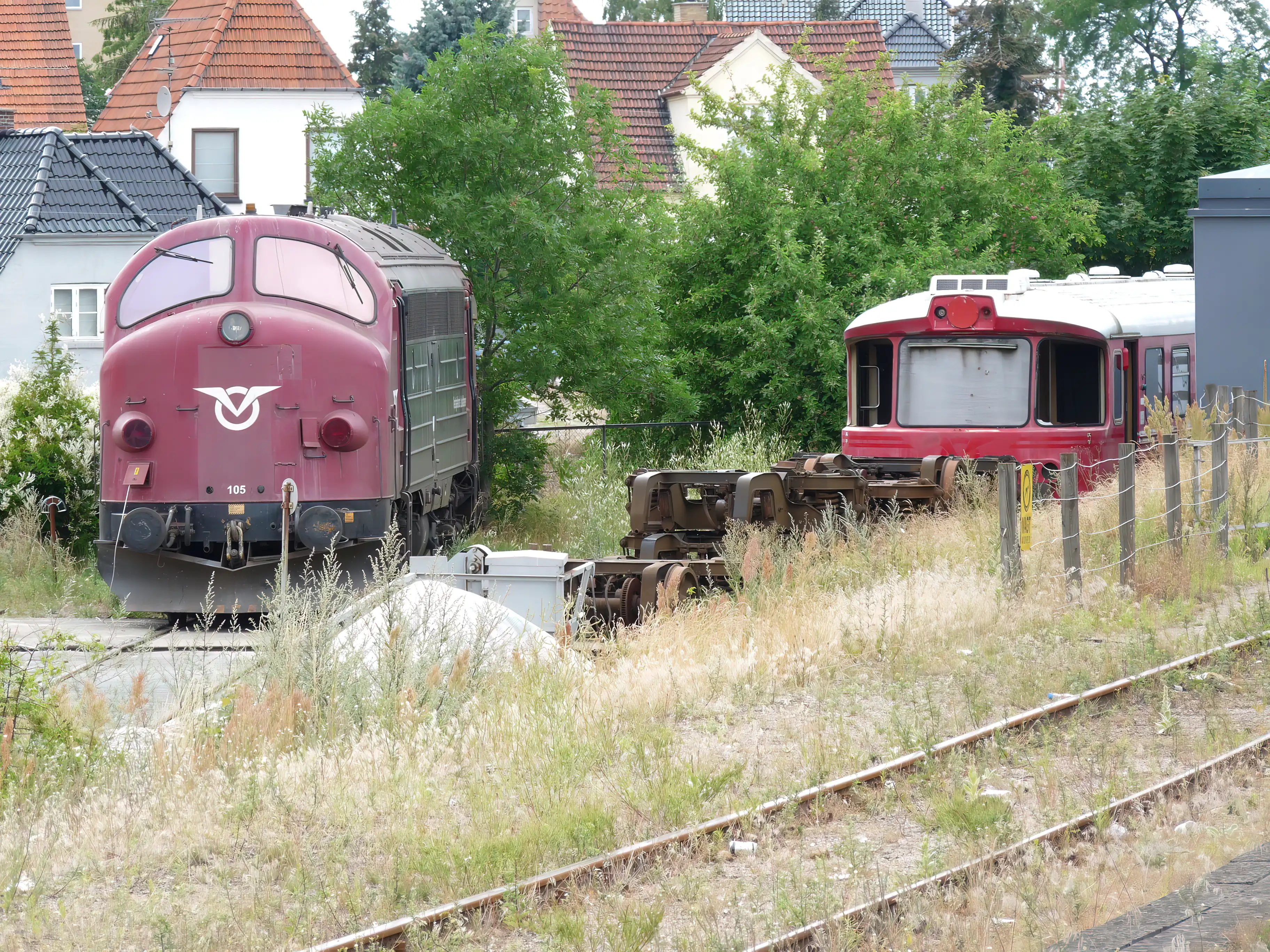Billede af Holbæk Stations sporareal. Billede af Holbæk Stations sporareal.