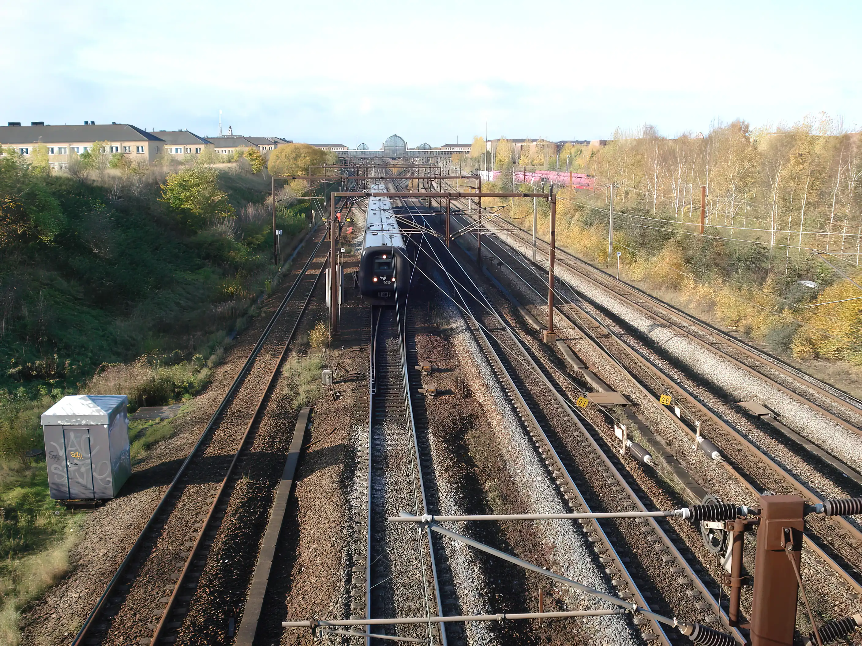 Billede af Høje Taastrup Stations sporareal. Billede af Høje Taastrup Stations sporareal.