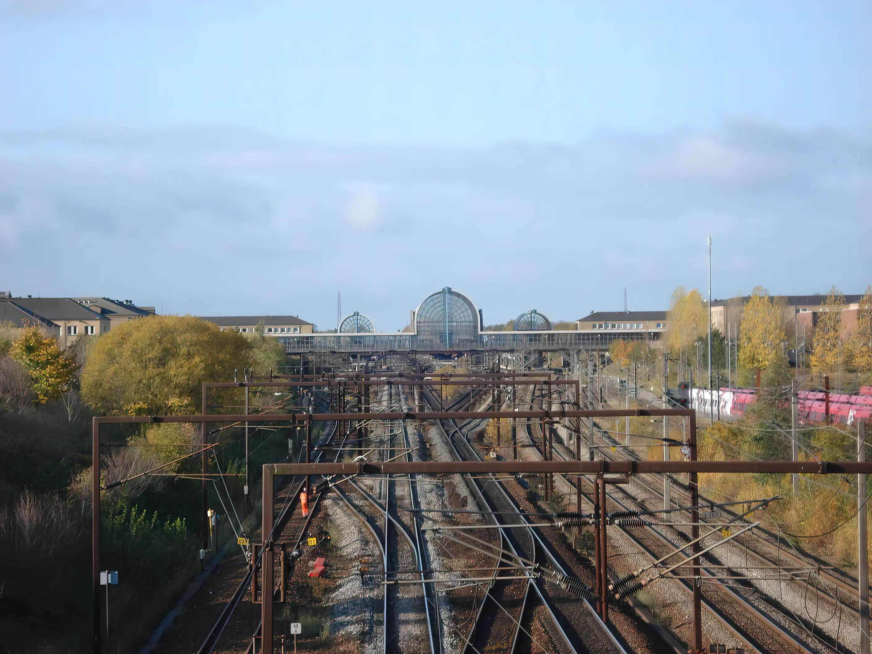 Billede af Høje Taastrup Stations sporareal. Billede af Høje Taastrup Stations sporareal.