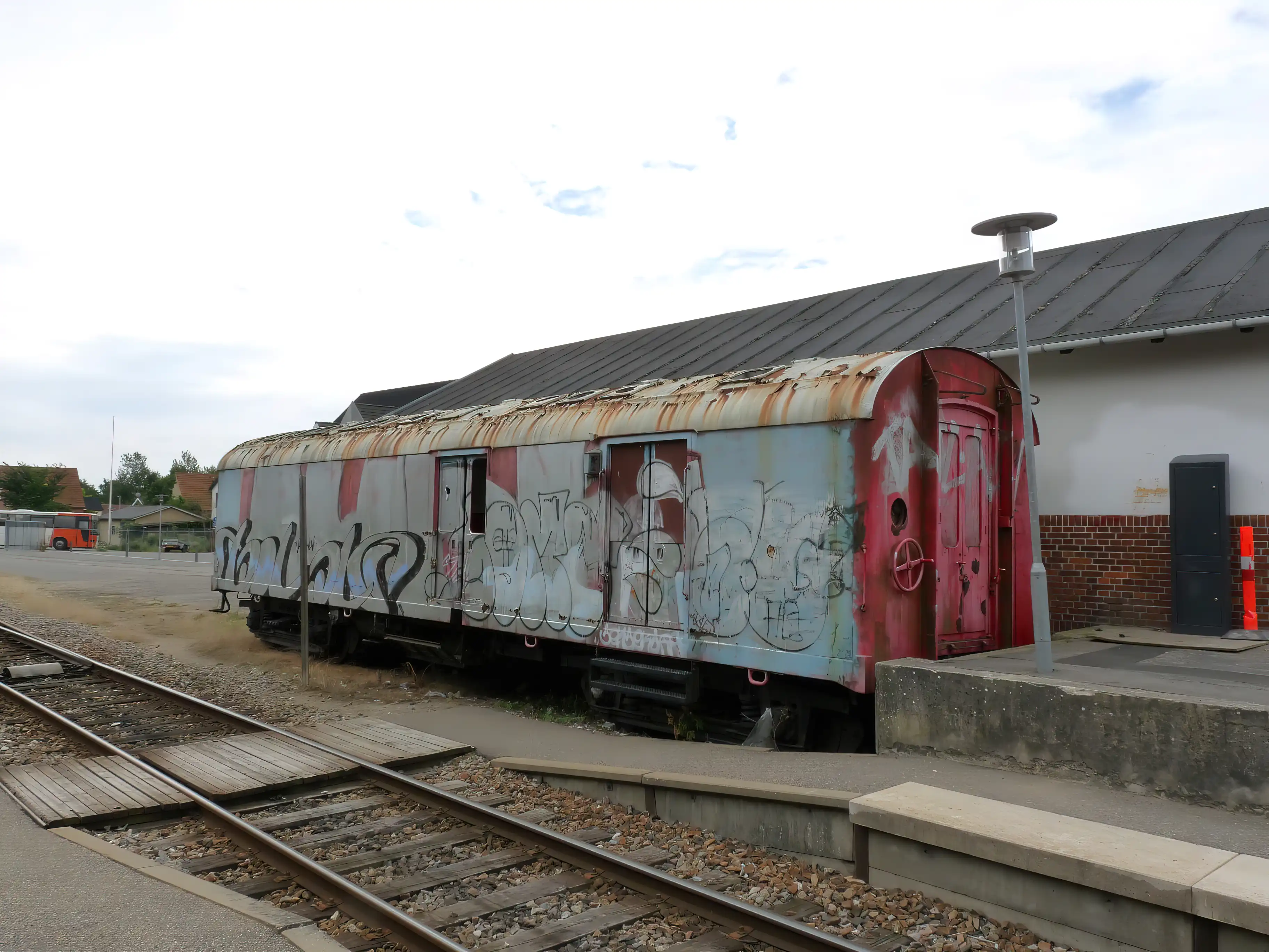 Billede af Hørve Stations pakhus.