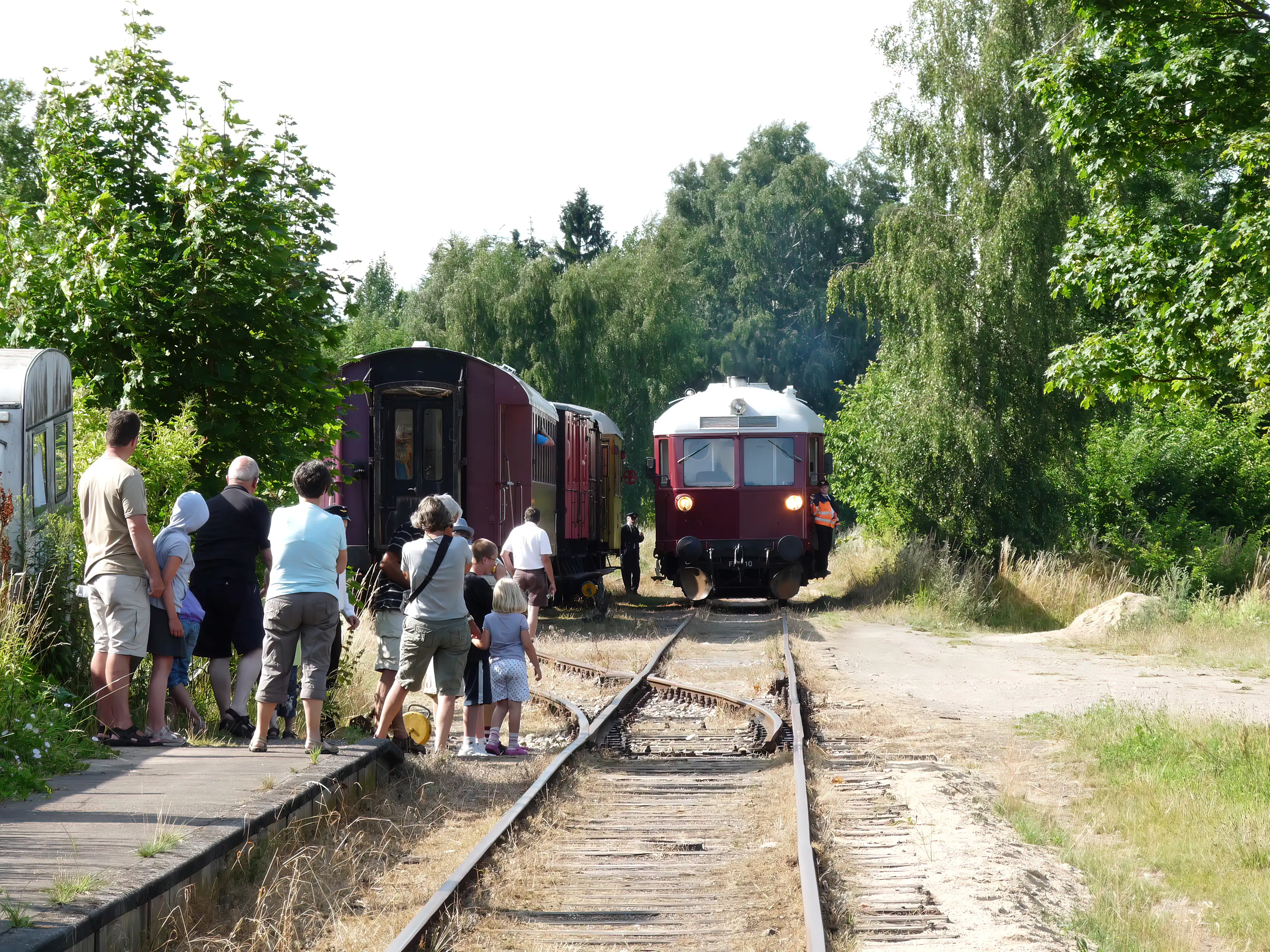Billede af Korinth Stations sporareal. Billede af Korinth Stations sporareal.
