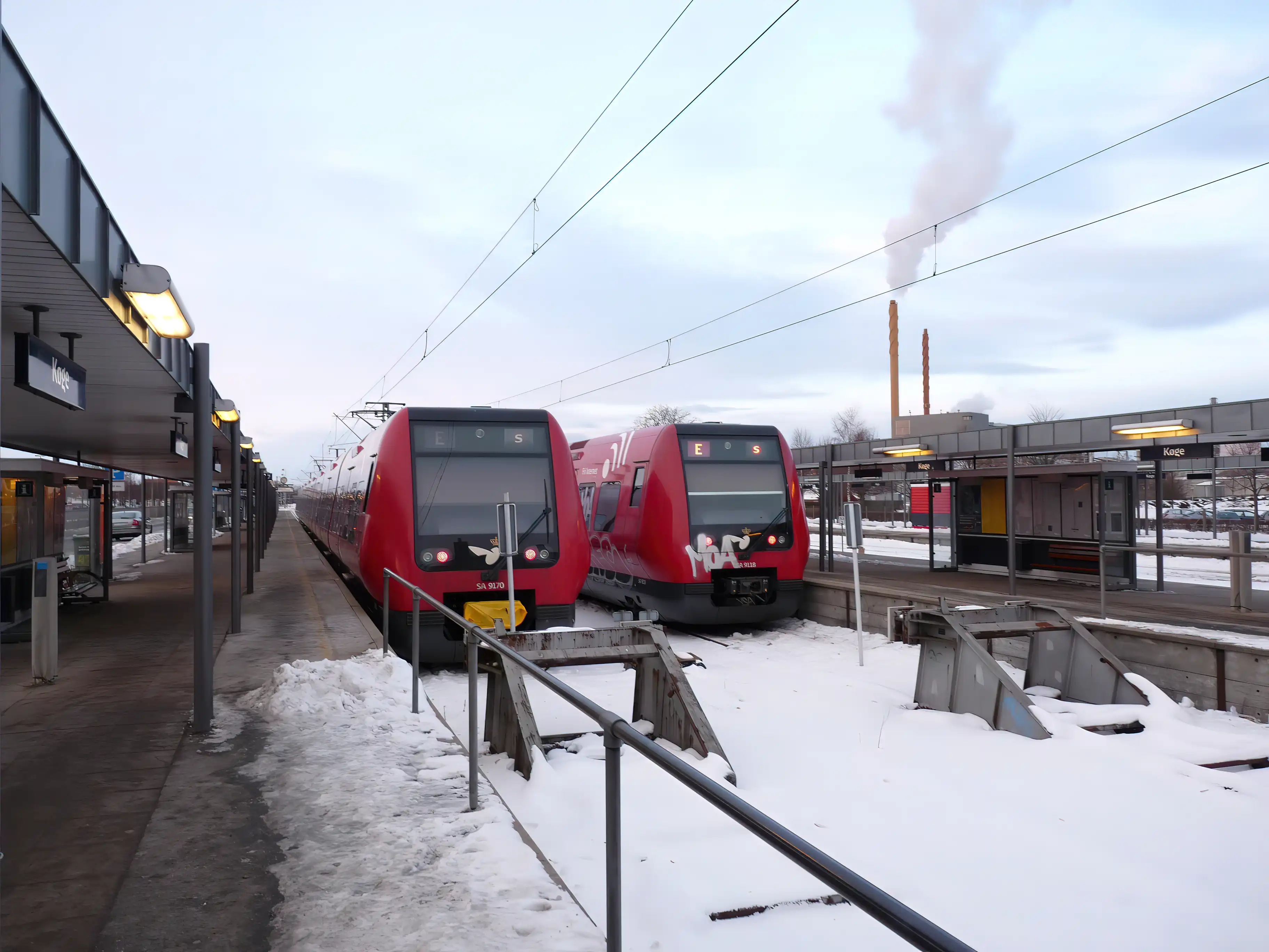Billede af Køge Station.