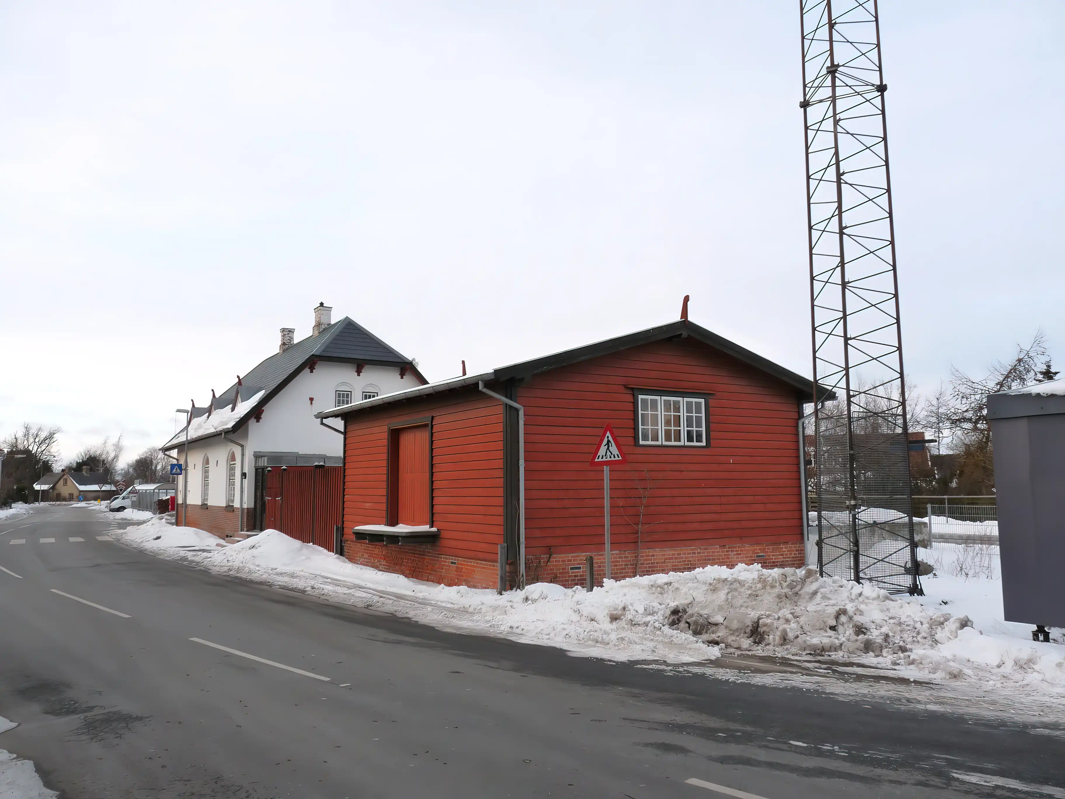 Billede af Lille Skensved Stations pakhus. Billede af Lille Skensved Stations pakhus.
