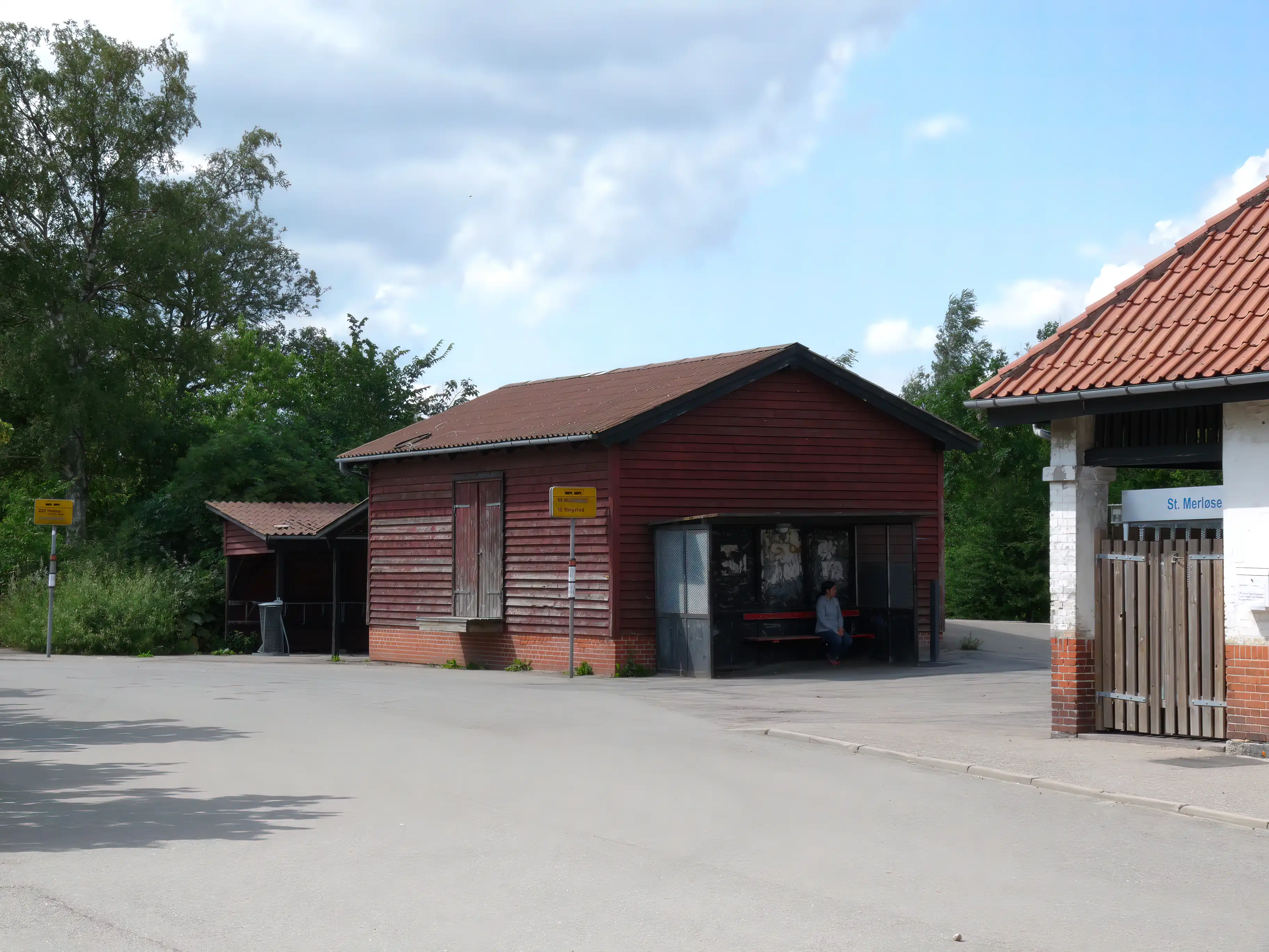 Billede af Store Merløse Stations pakhus.