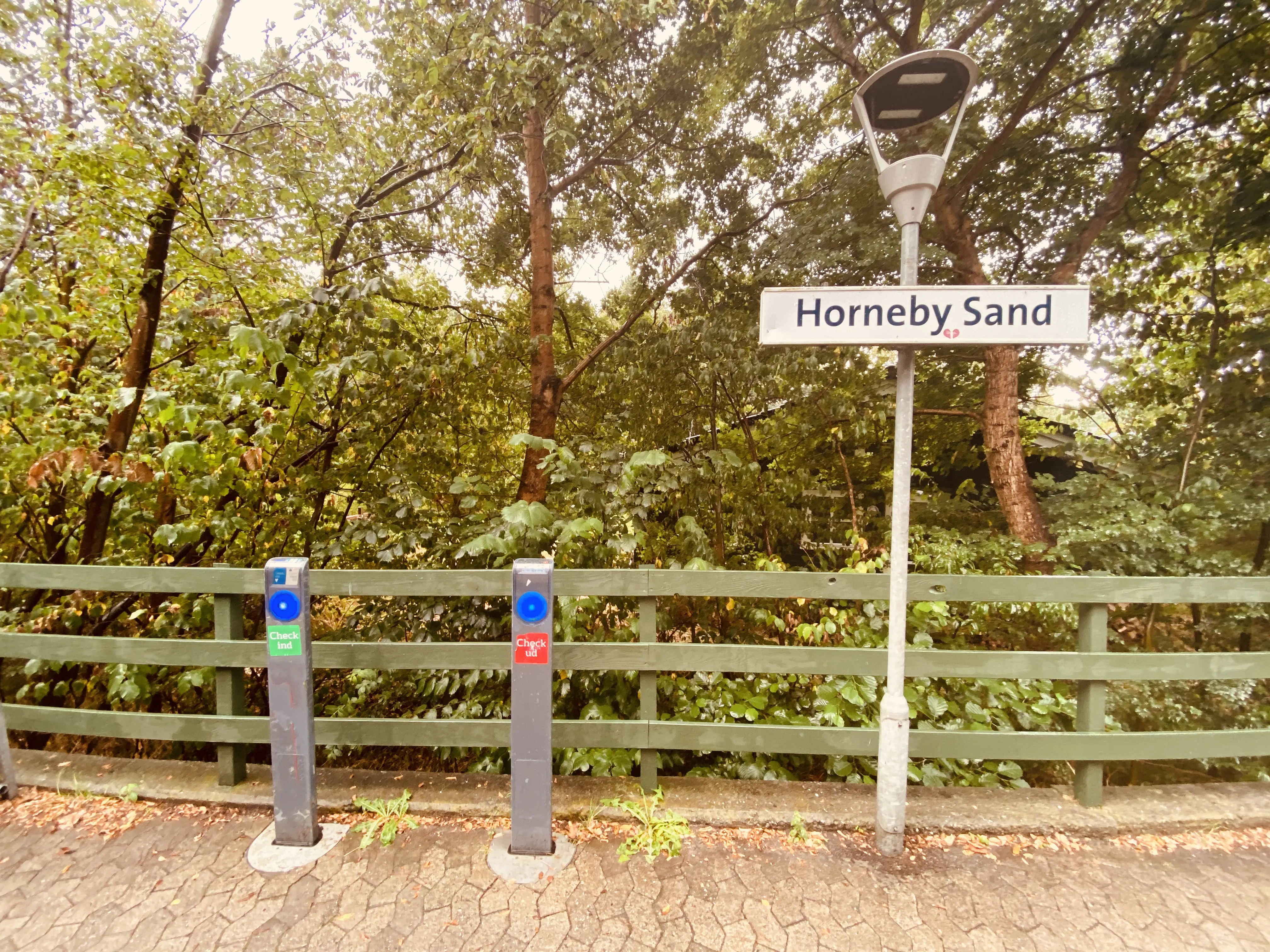 Billede af Horneby Sand Trinbræt. Billede af Horneby Sand Trinbræt.