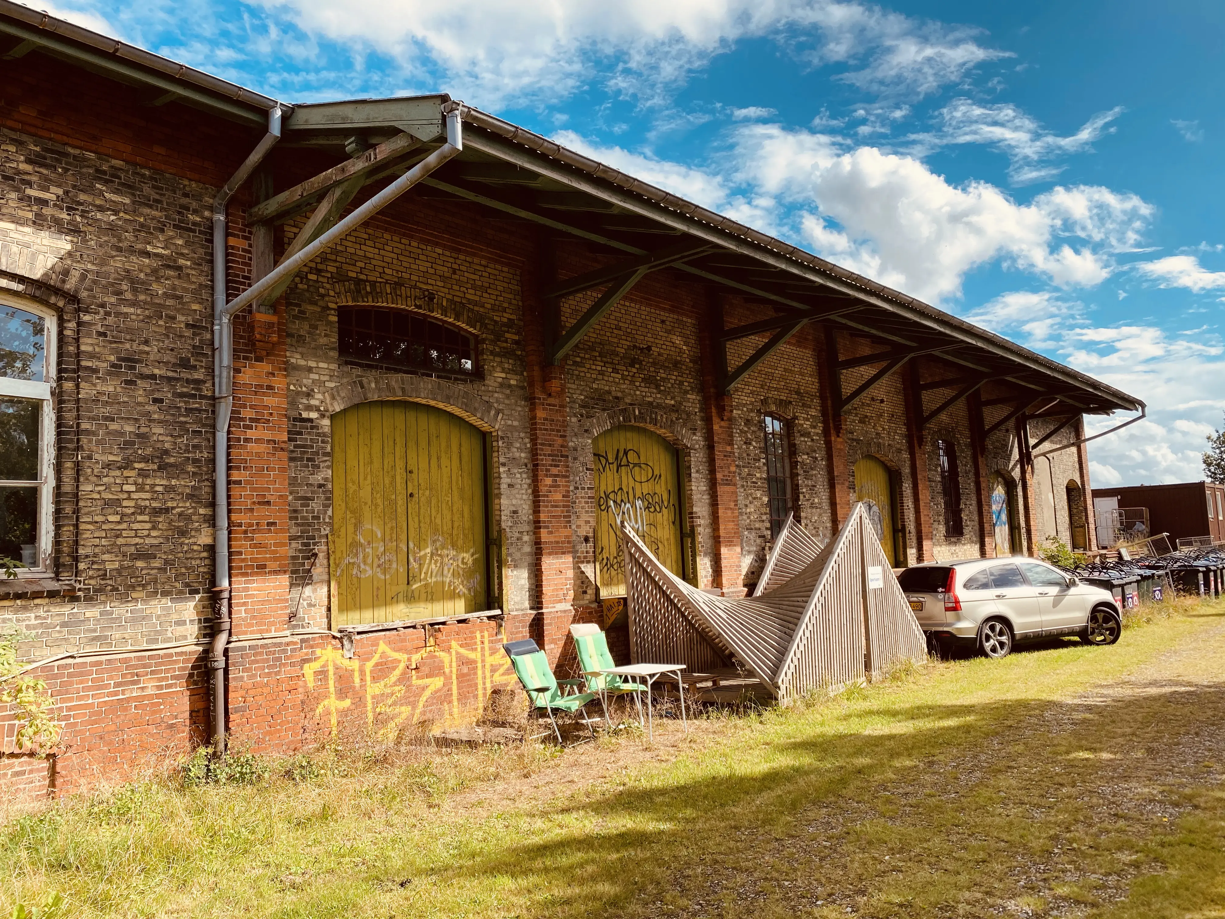 Billede af Tønder H Stations varehus.