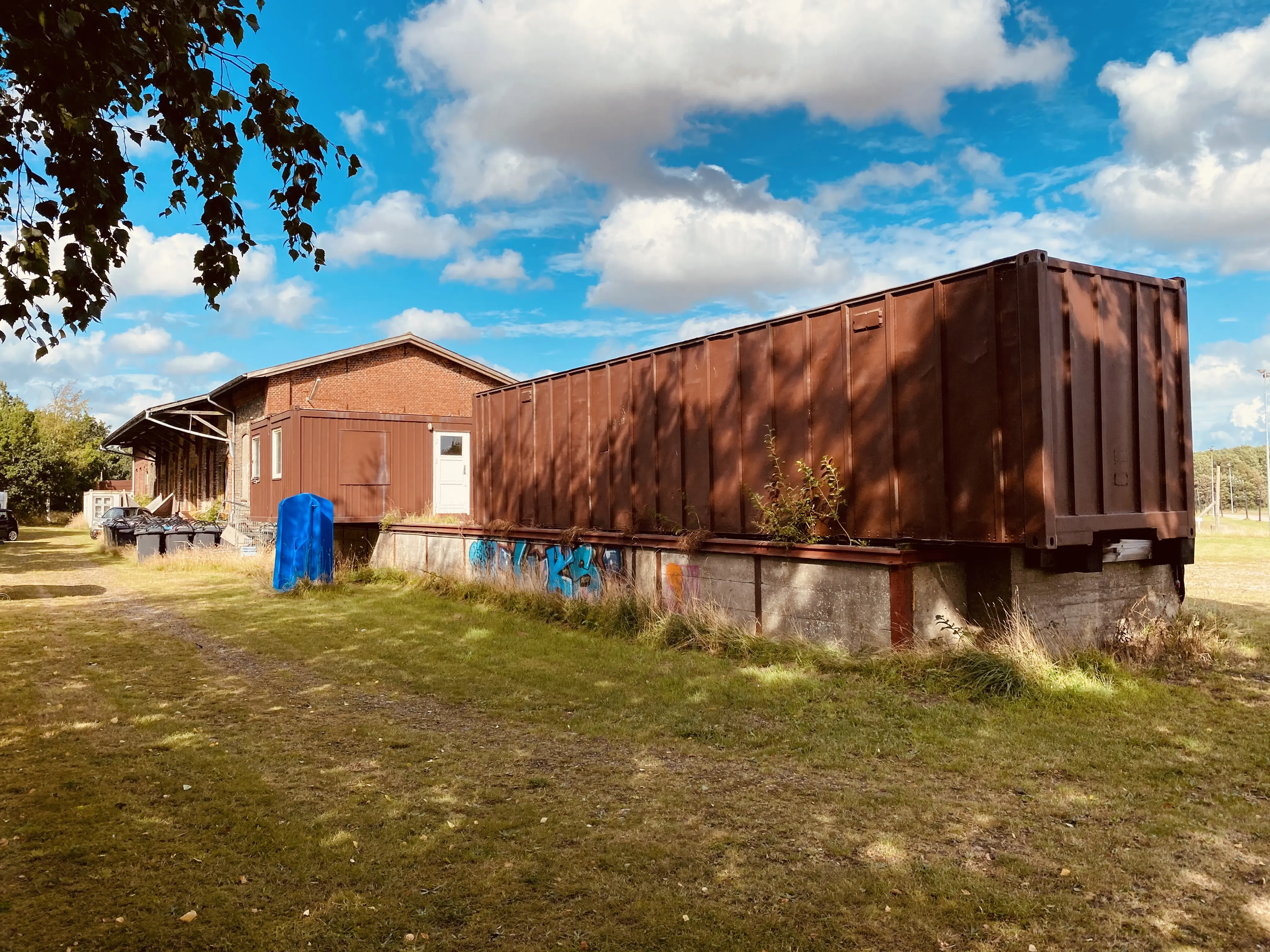 Billede af Tønder H Stations læsserampe.