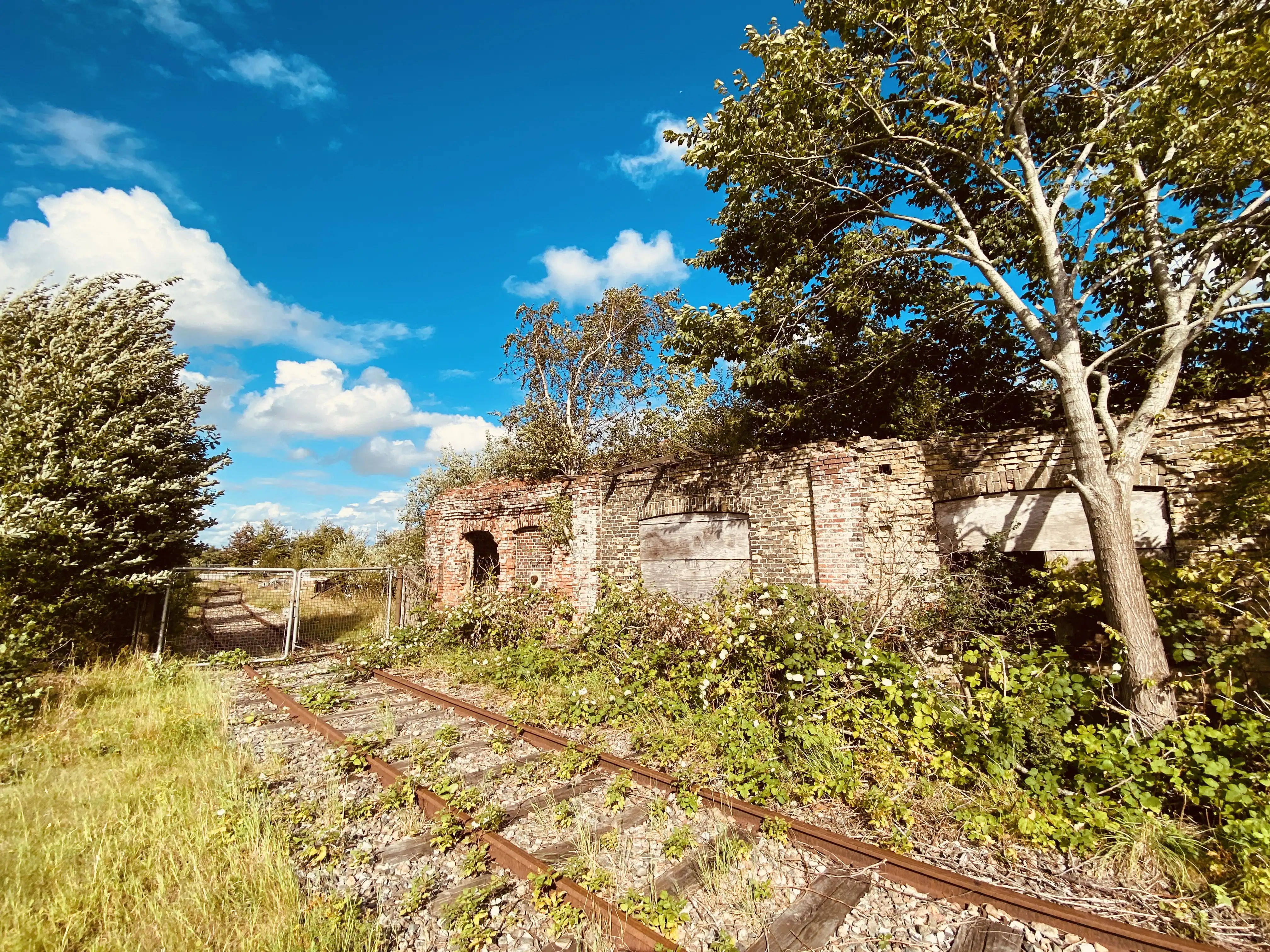 Billede af Tønder H Stations remise.