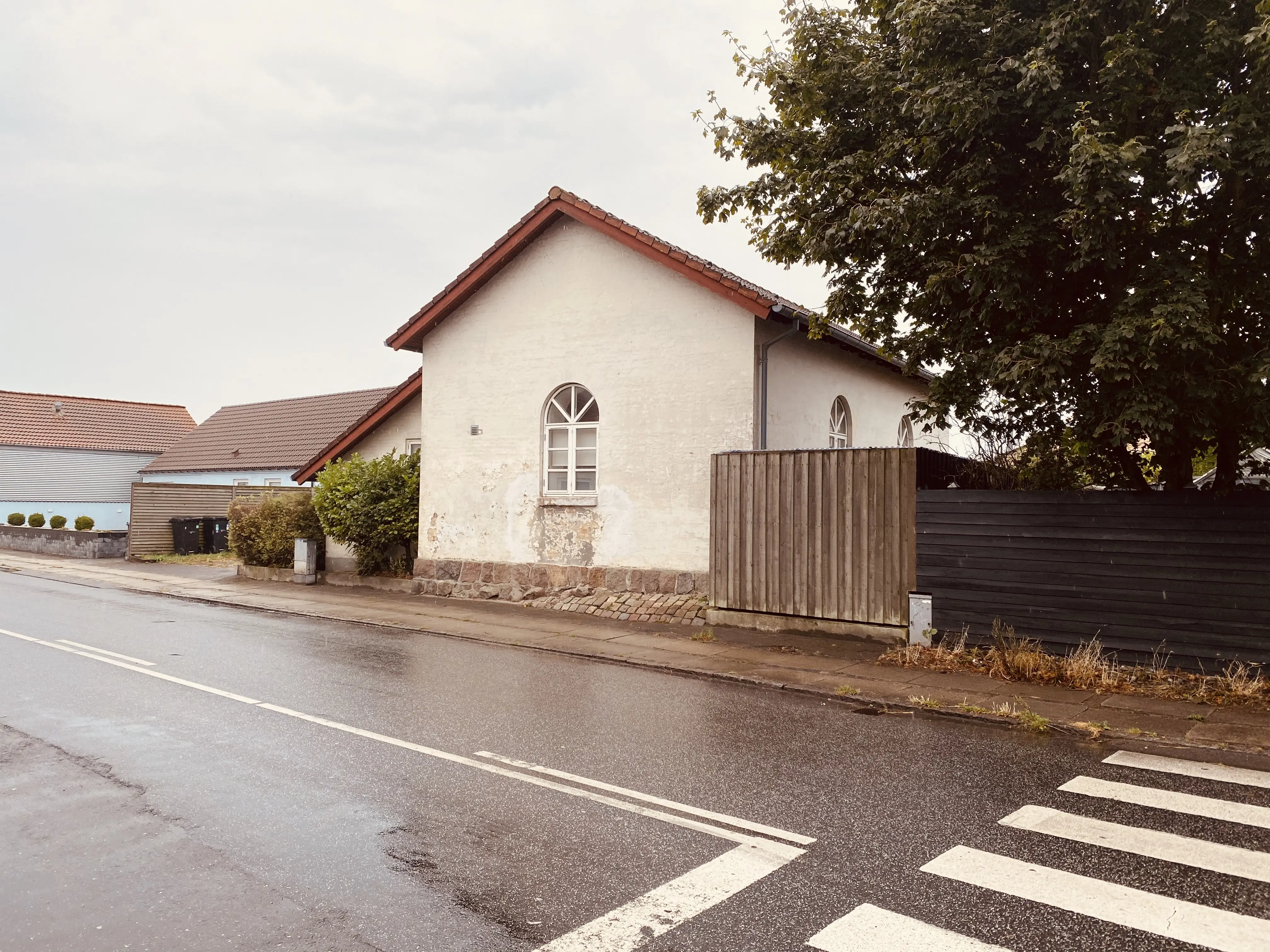 Billede af Masnedsund Stations remise.