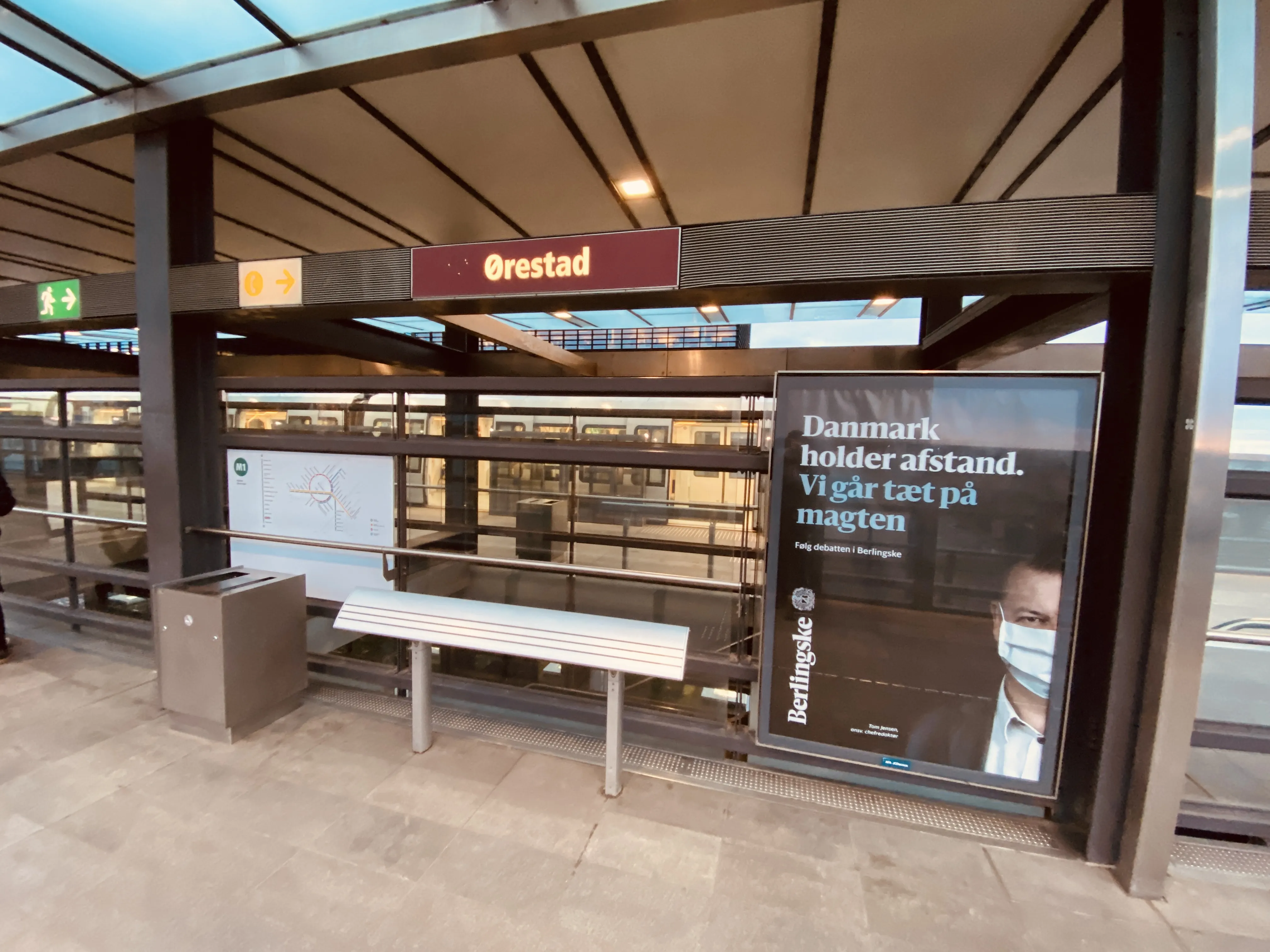 Billede af Ørestad Metrostation. Billede af Ørestad Metrostation.