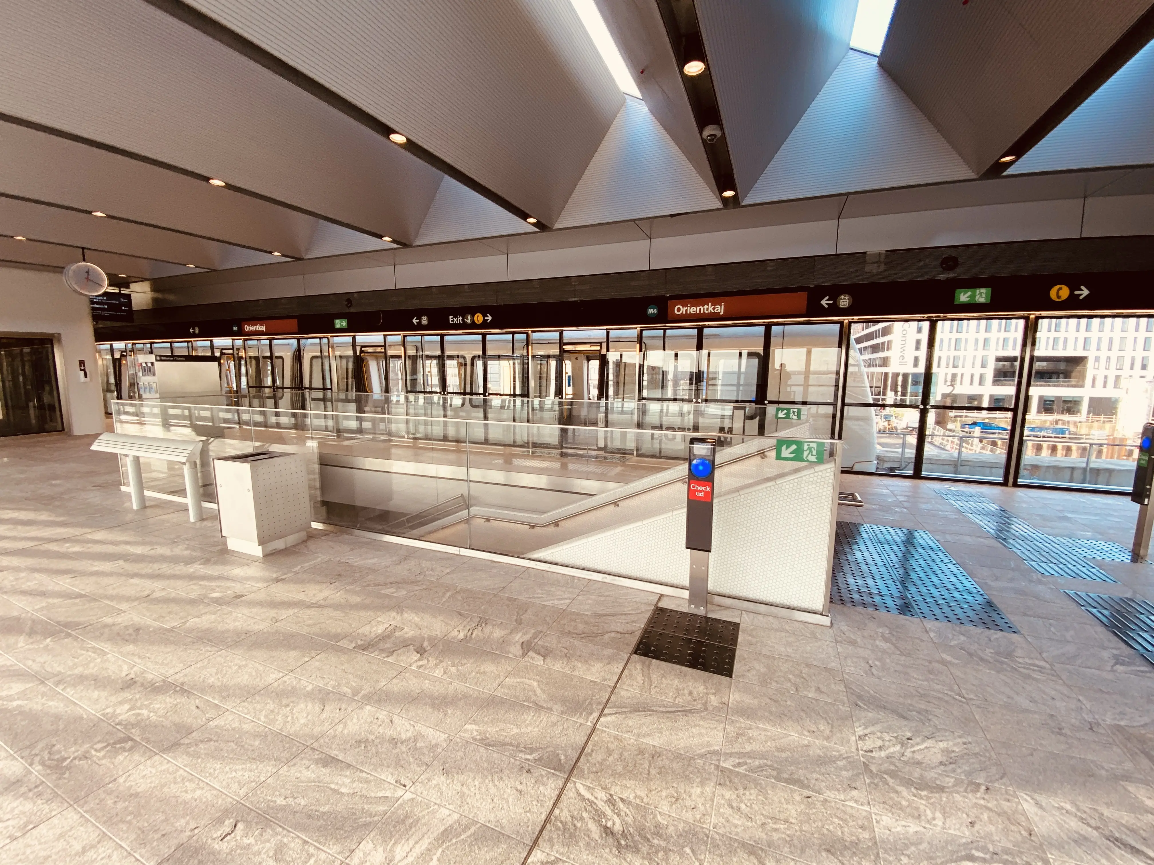 Billede af Orientkaj Metrostation. Billede af Orientkaj Metrostation.